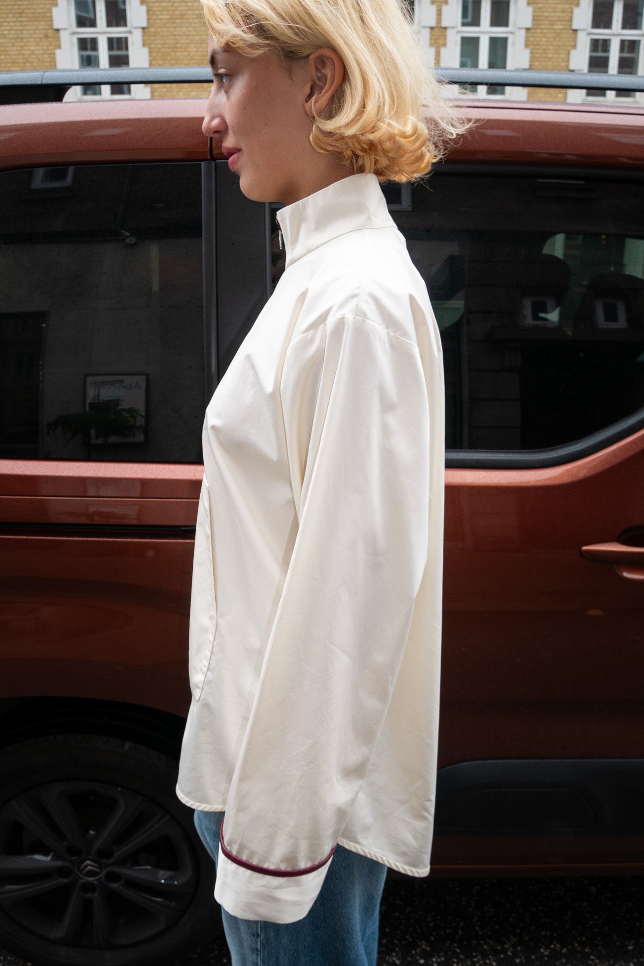 MR. LARKIN, Jade Pullover, Off White