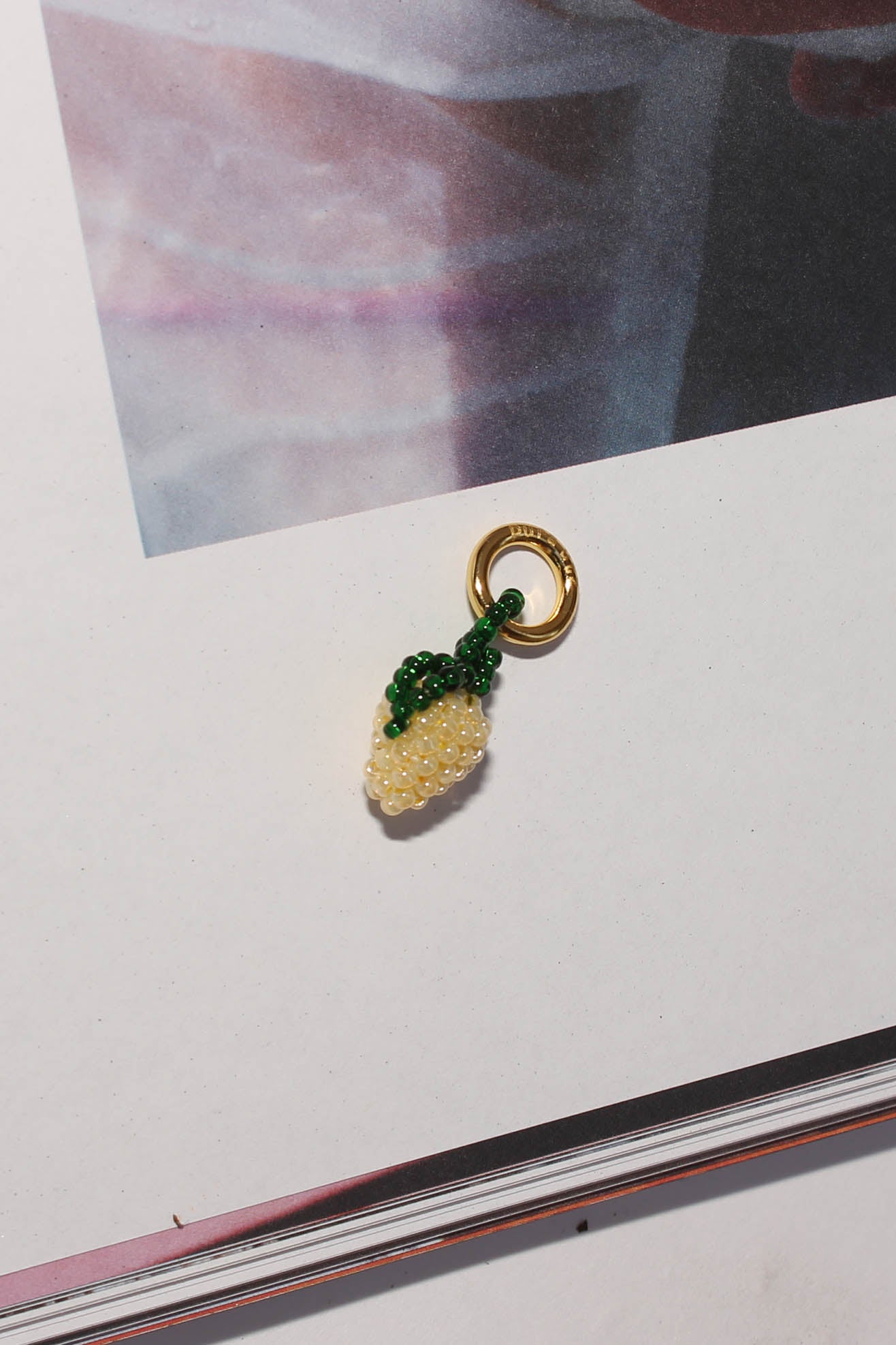 PURA UTZ, Mini Beaded Charm Pendant