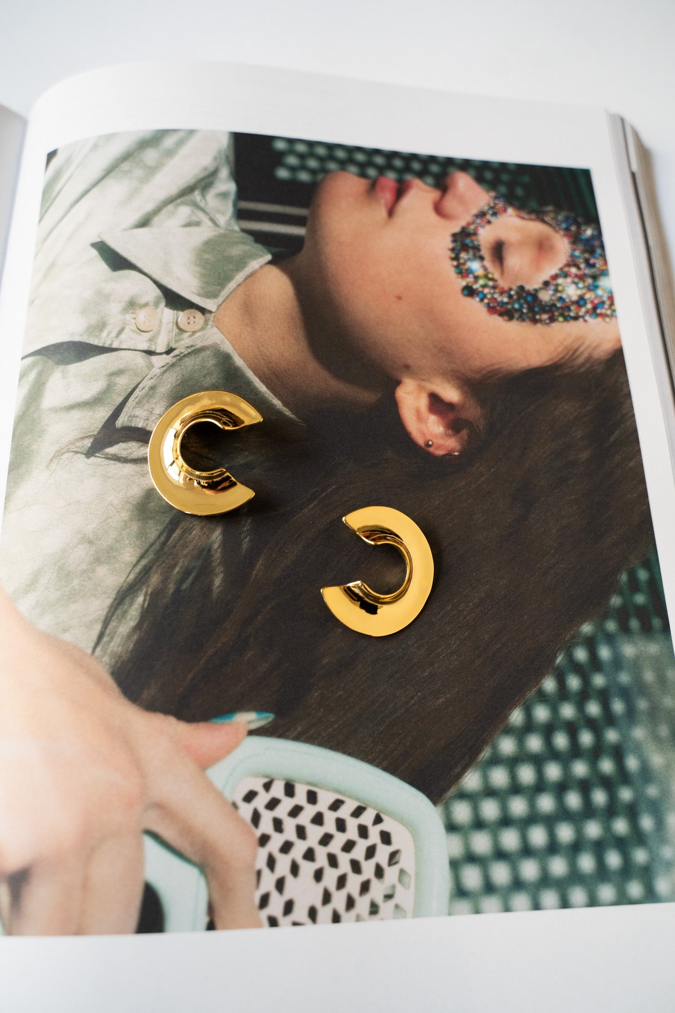 RACHEL COMEY, Rail Earrings, Gold