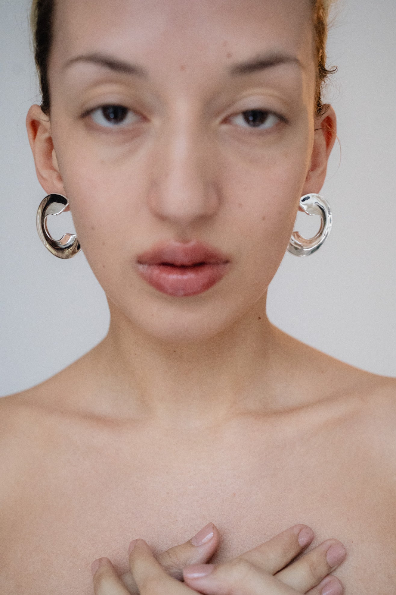RACHEL COMEY, Rail Earrings, Silver