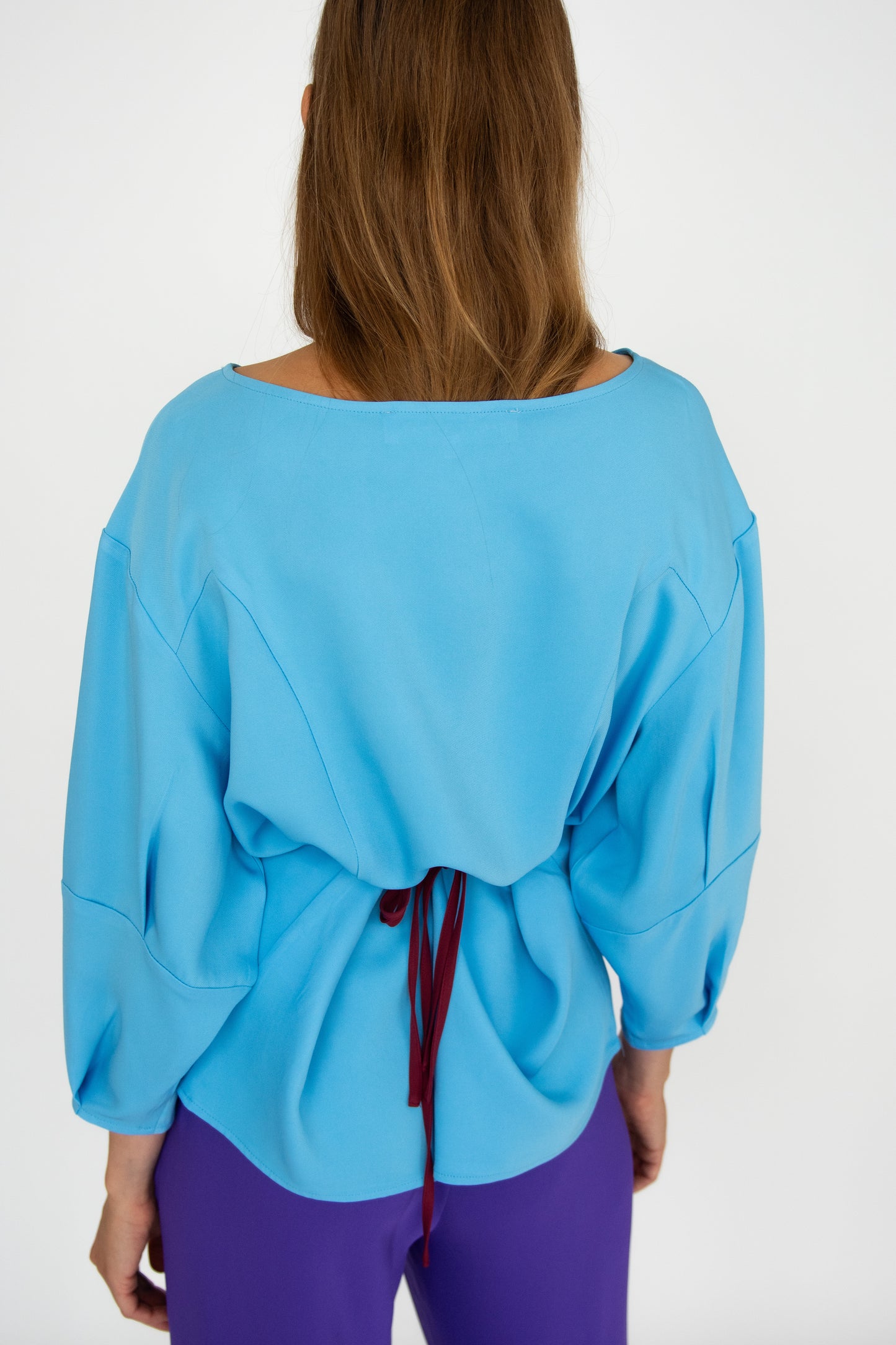 MR. LARKIN, Sloane Top, Sky Blue (Pre-Order Ships by Sept 26th)