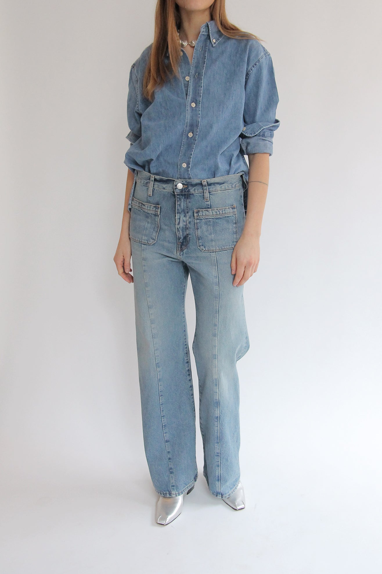 SUNFLOWER, Flare Jeans, Light Blue Vintage