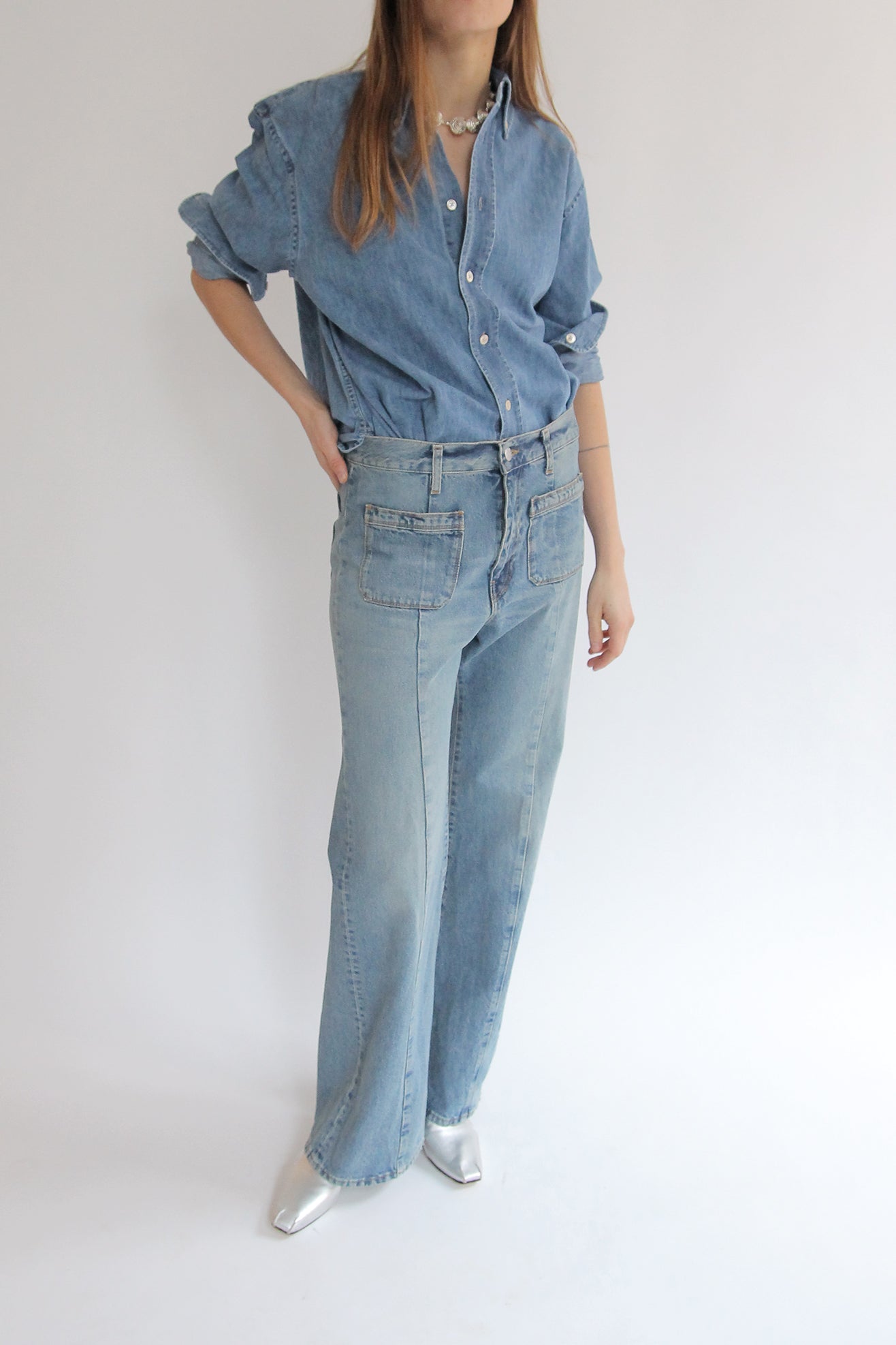 SUNFLOWER, Flare Jeans, Light Blue Vintage