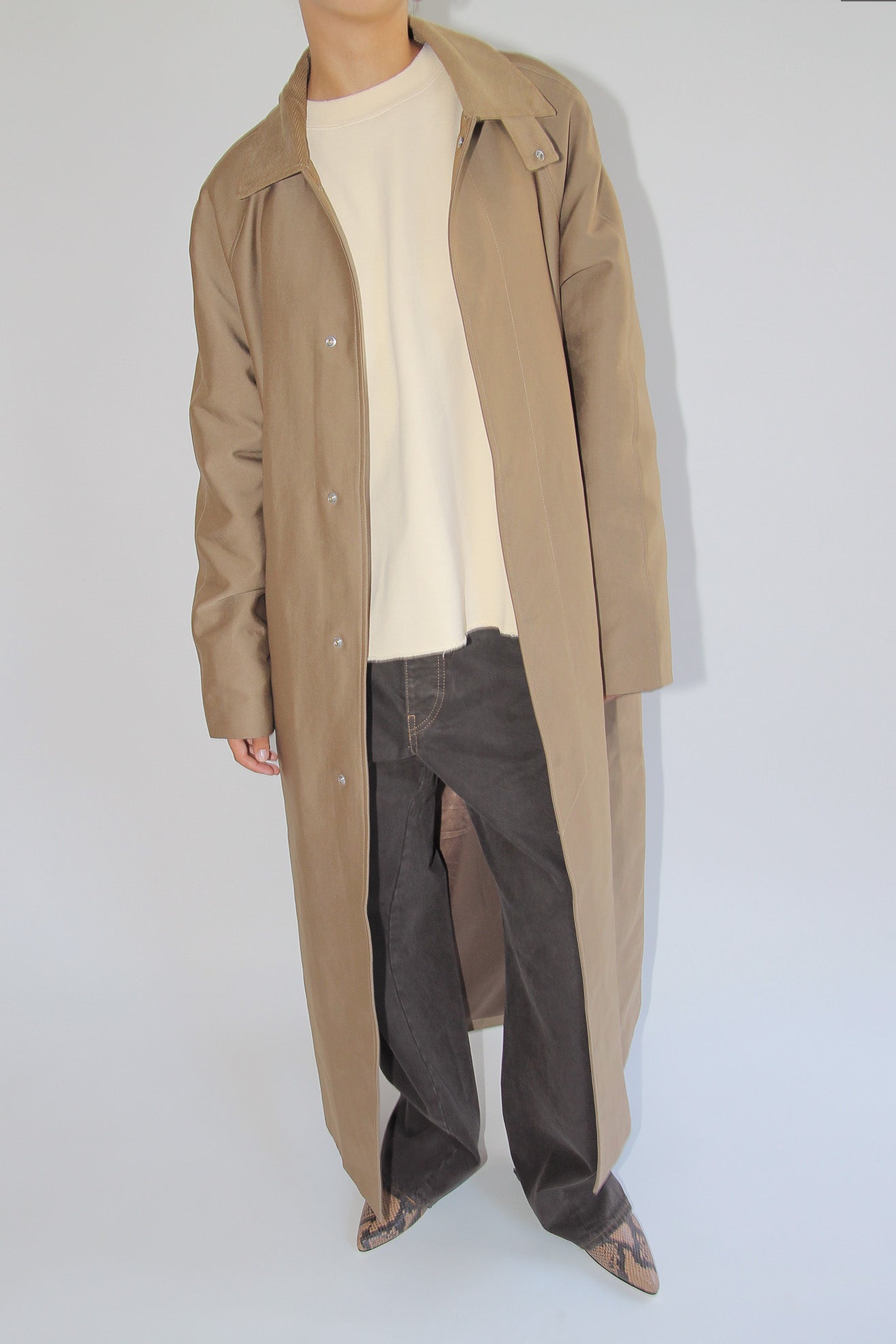 SUNFLOWER, Raglan Coat Long, Sand
