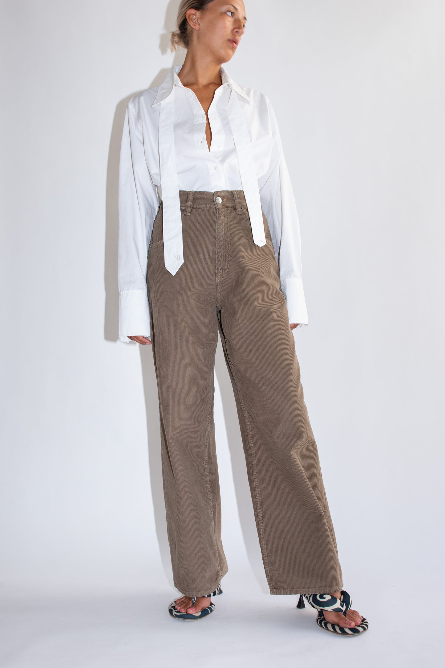 SUNFLOWER, Super Wide Pant, Taupe