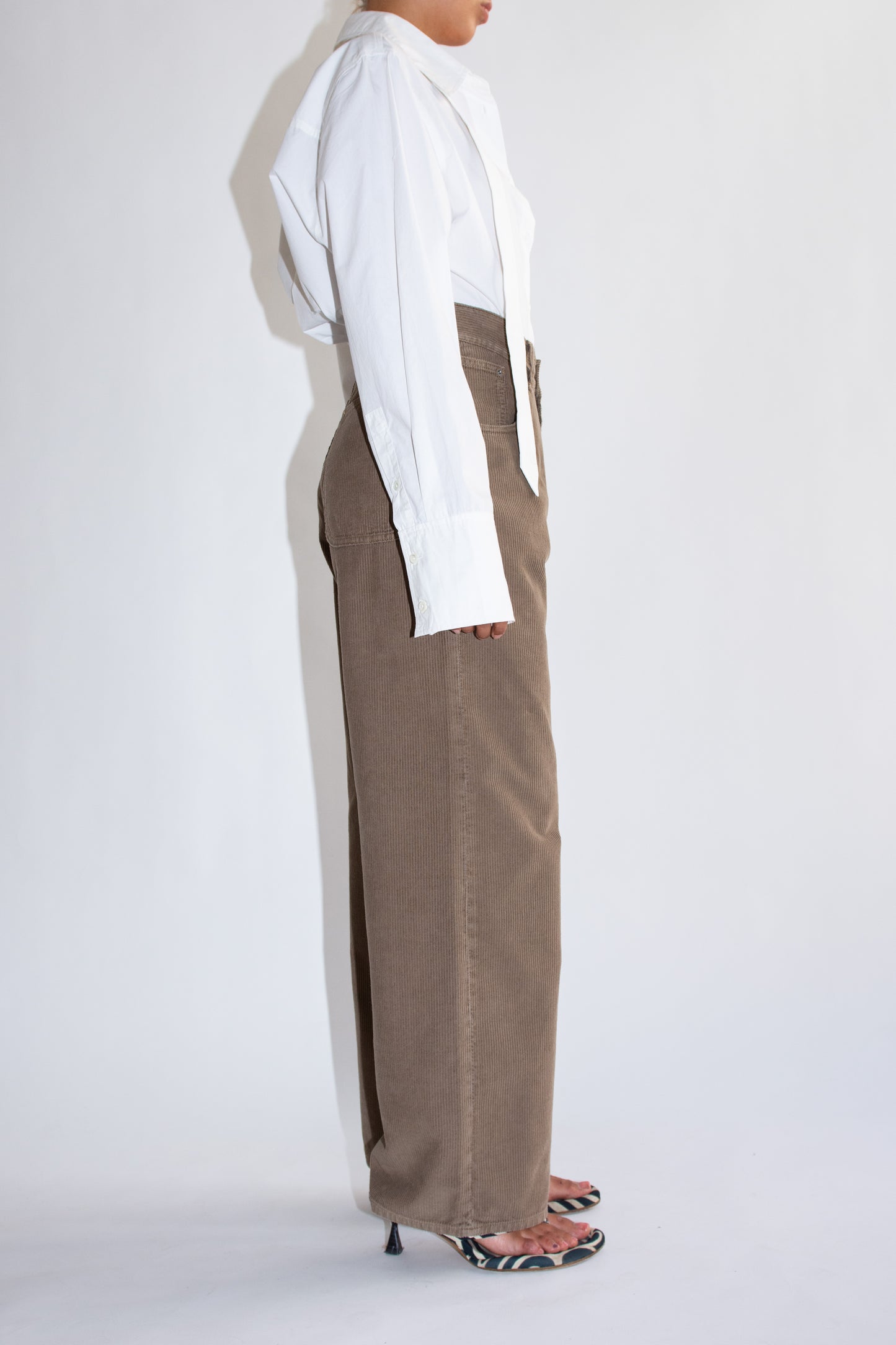 SUNFLOWER, Super Wide Pant, Taupe