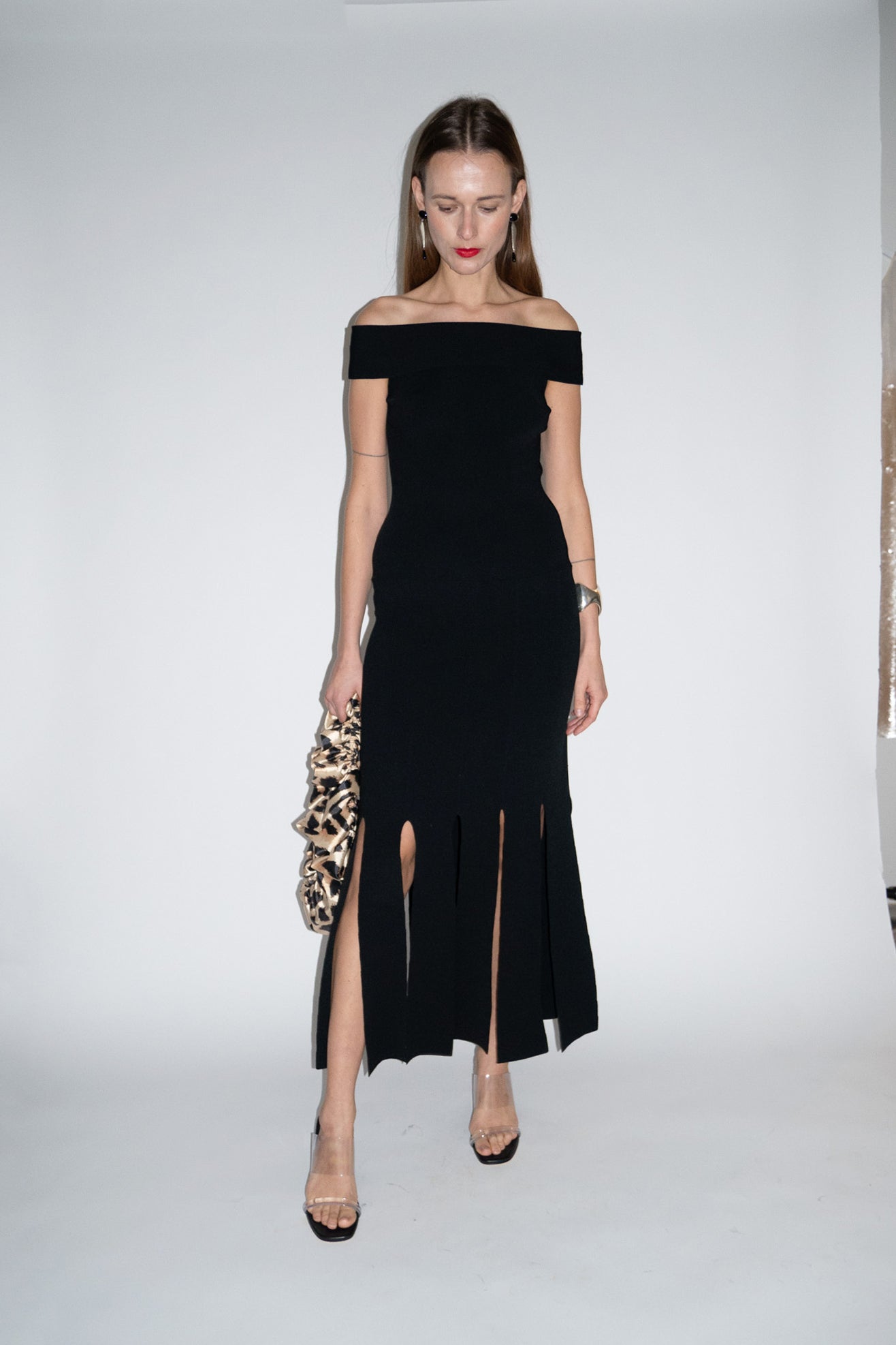 THE GARMENT, Madison Off-Shoulder Dress, Black