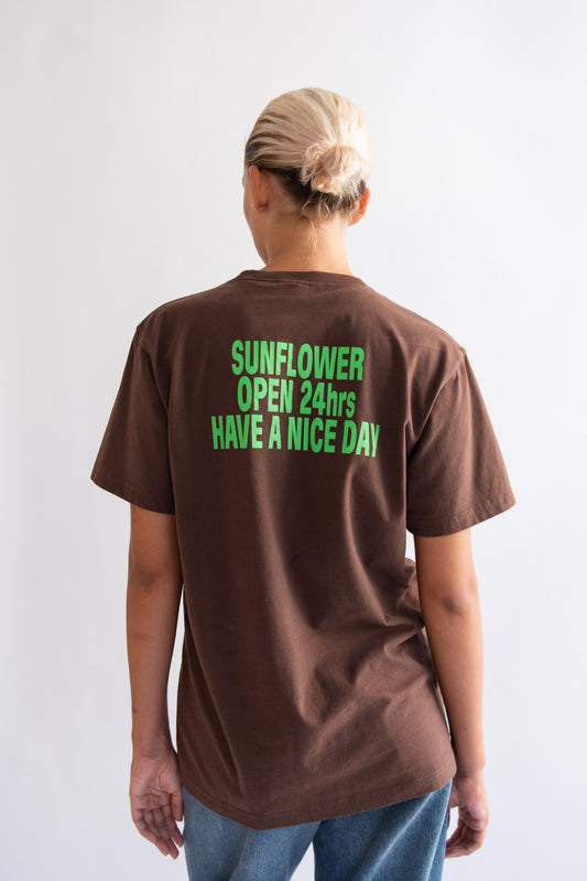 SUNFLOWER, Easy Hours Tee, Brown