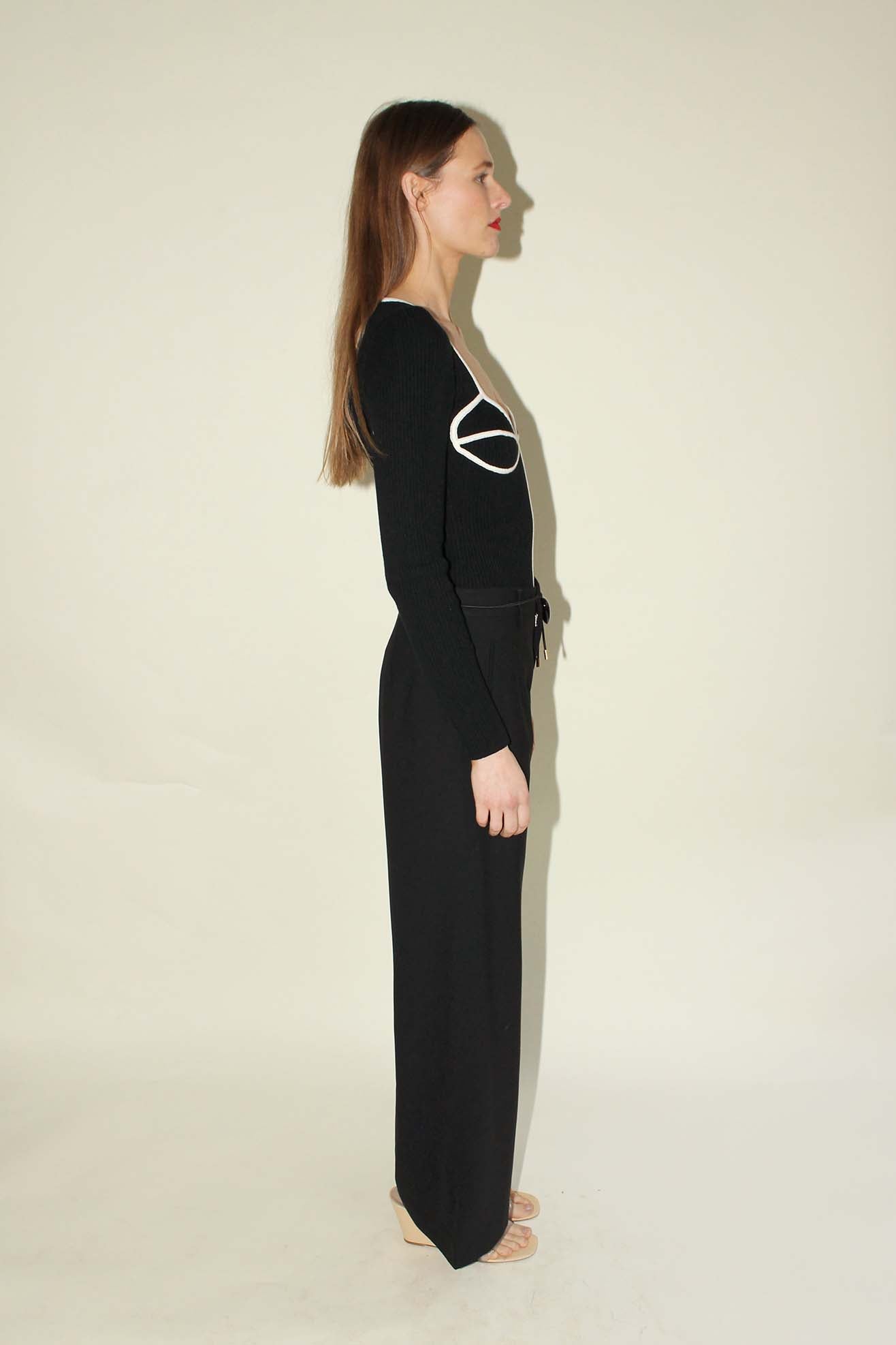 MARA HOFFMAN, Naida Sweater, Black