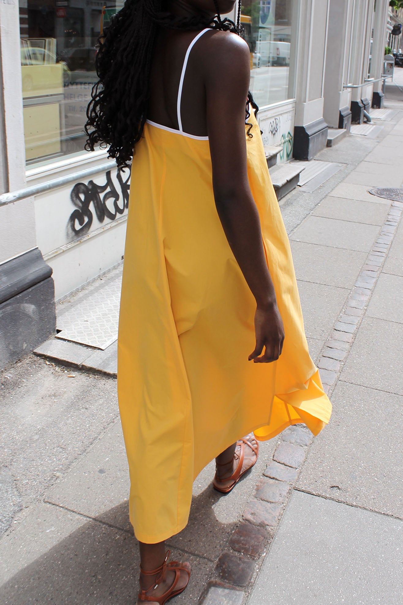 MR. LARKIN, Nova Dress, Tangerine