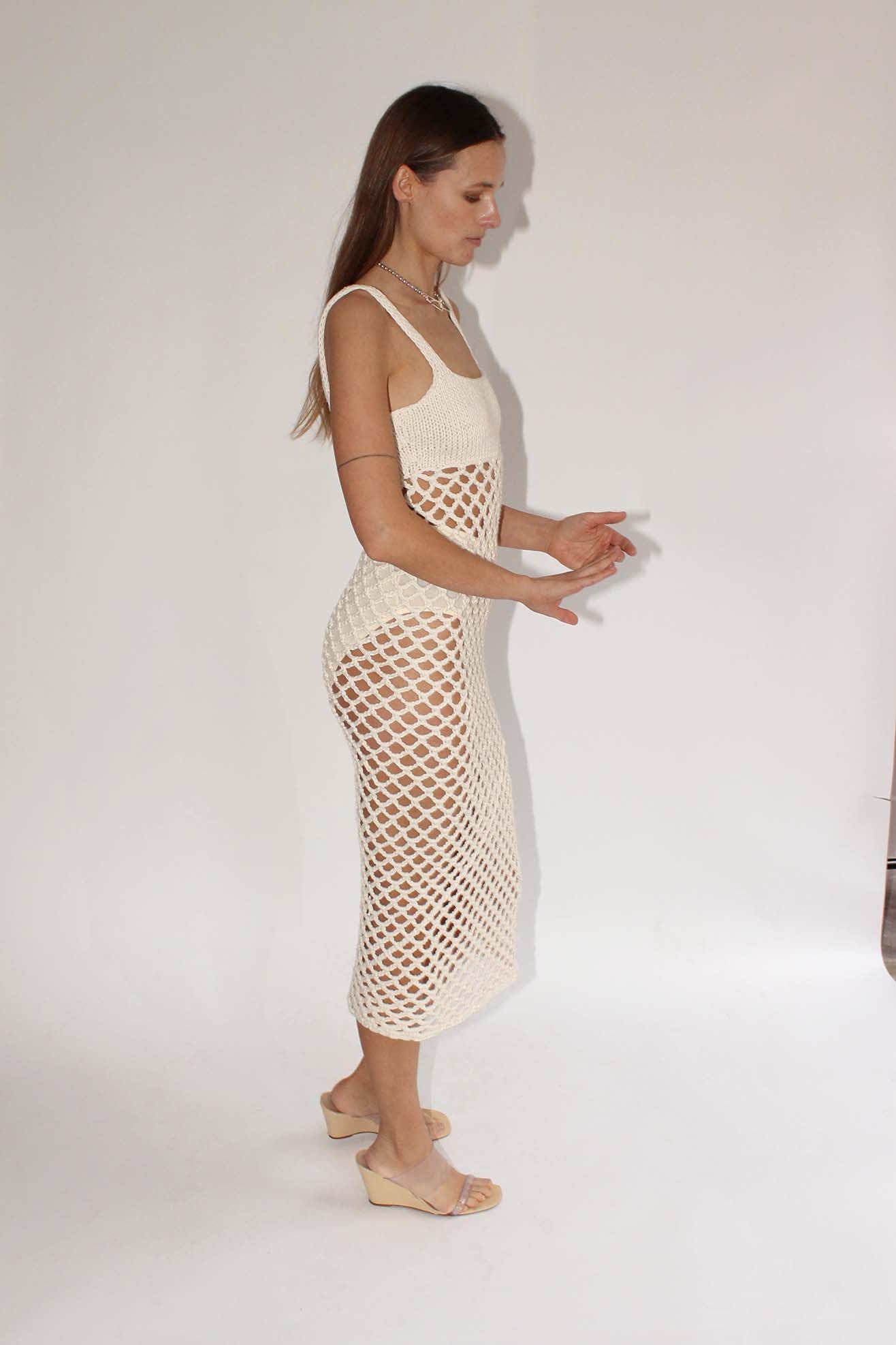 NIA THOMAS, Oshun Dress, Cream