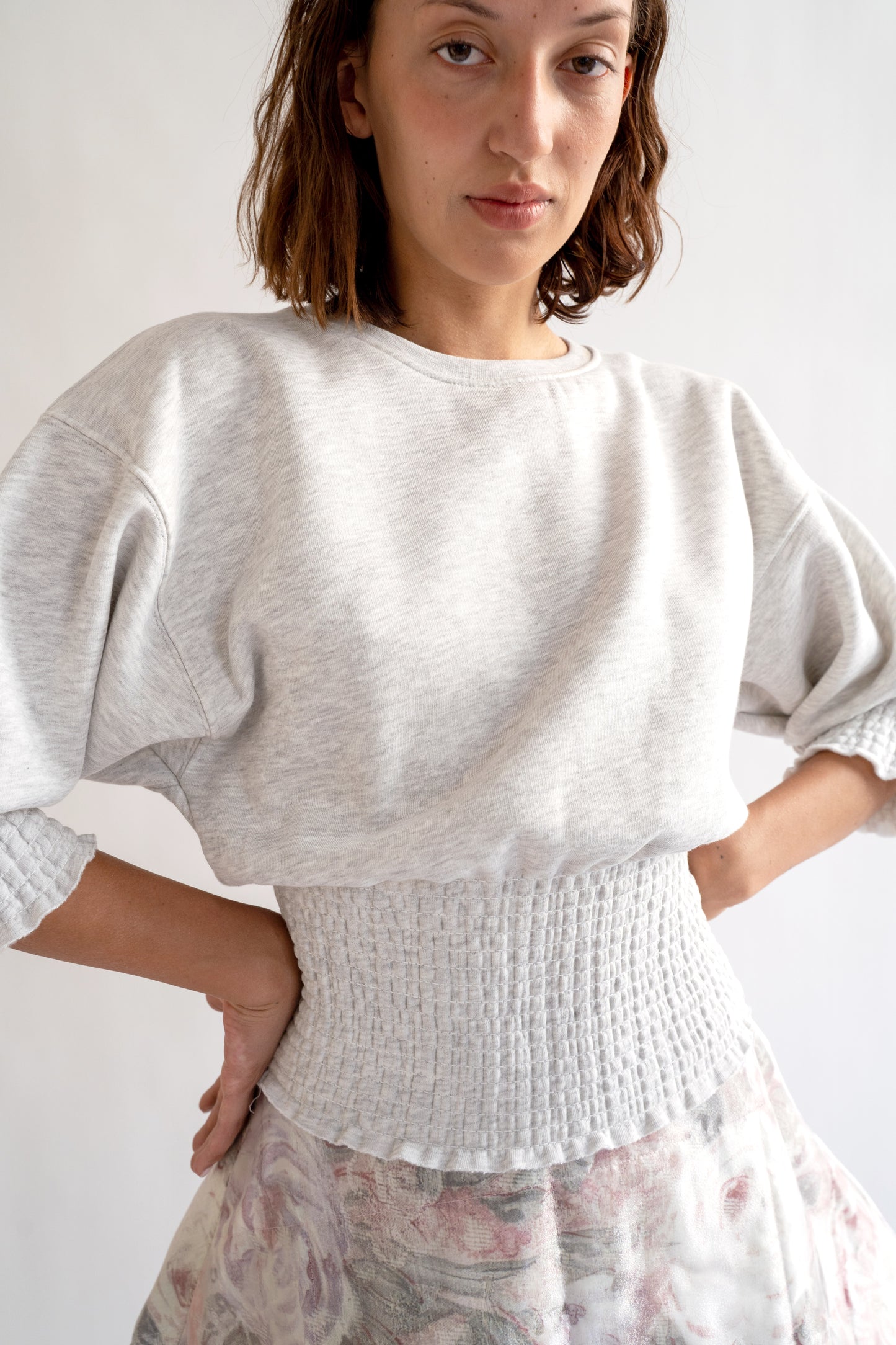 NICKLAS SKOVGAARD, Camilla Crew Neck, Grey Melange