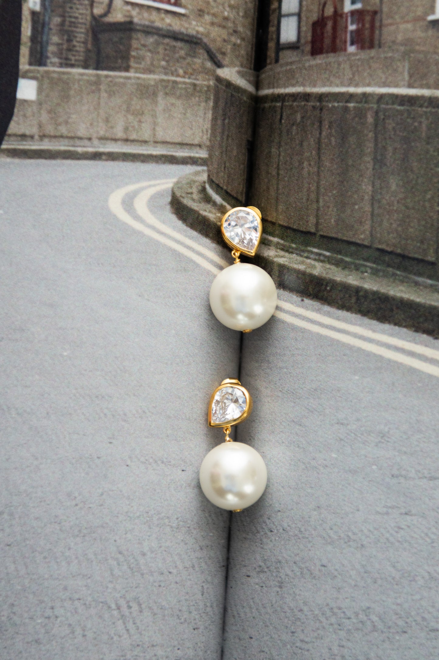 COMPLETEDWORKS, The Temporal Anomaly Earrings, Gold Plated