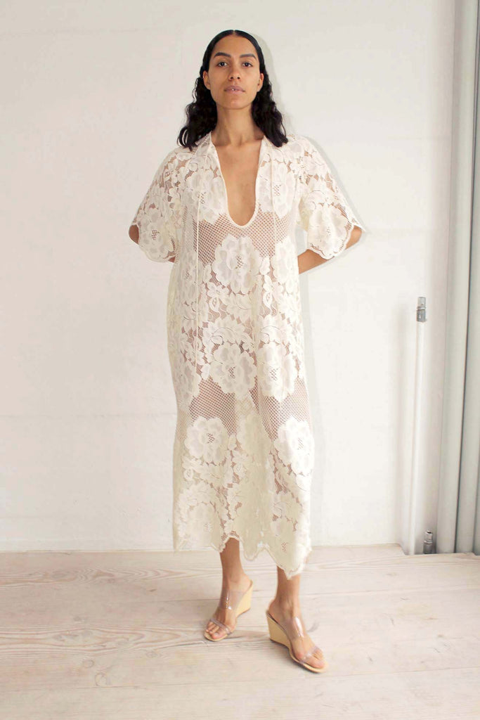 MR. LARKIN, Lola Dress, Ivory