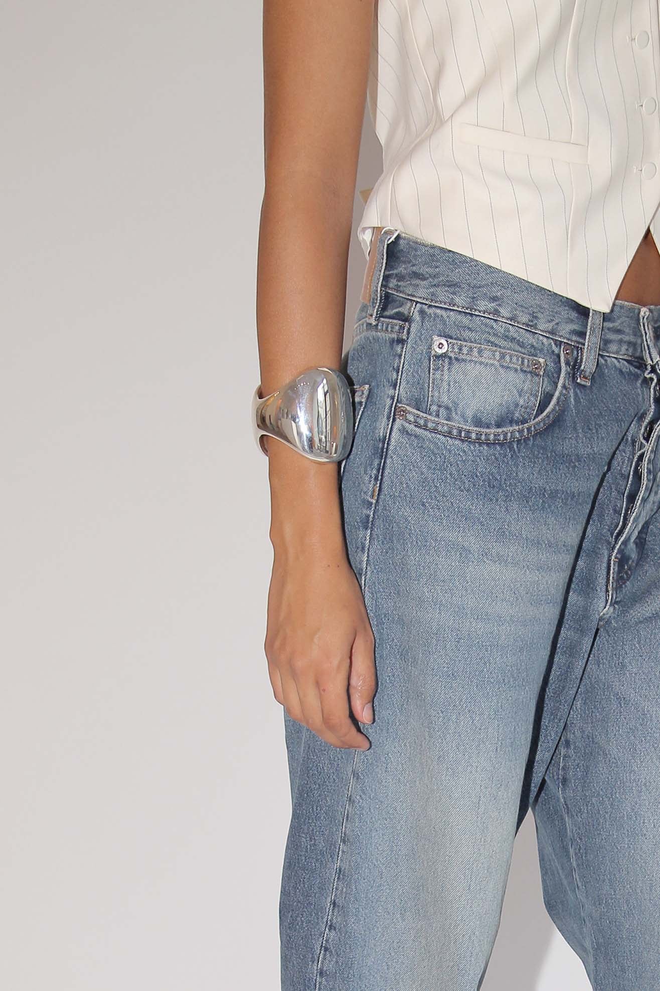 AGMES, Giselle Cuff, Sterling Silver