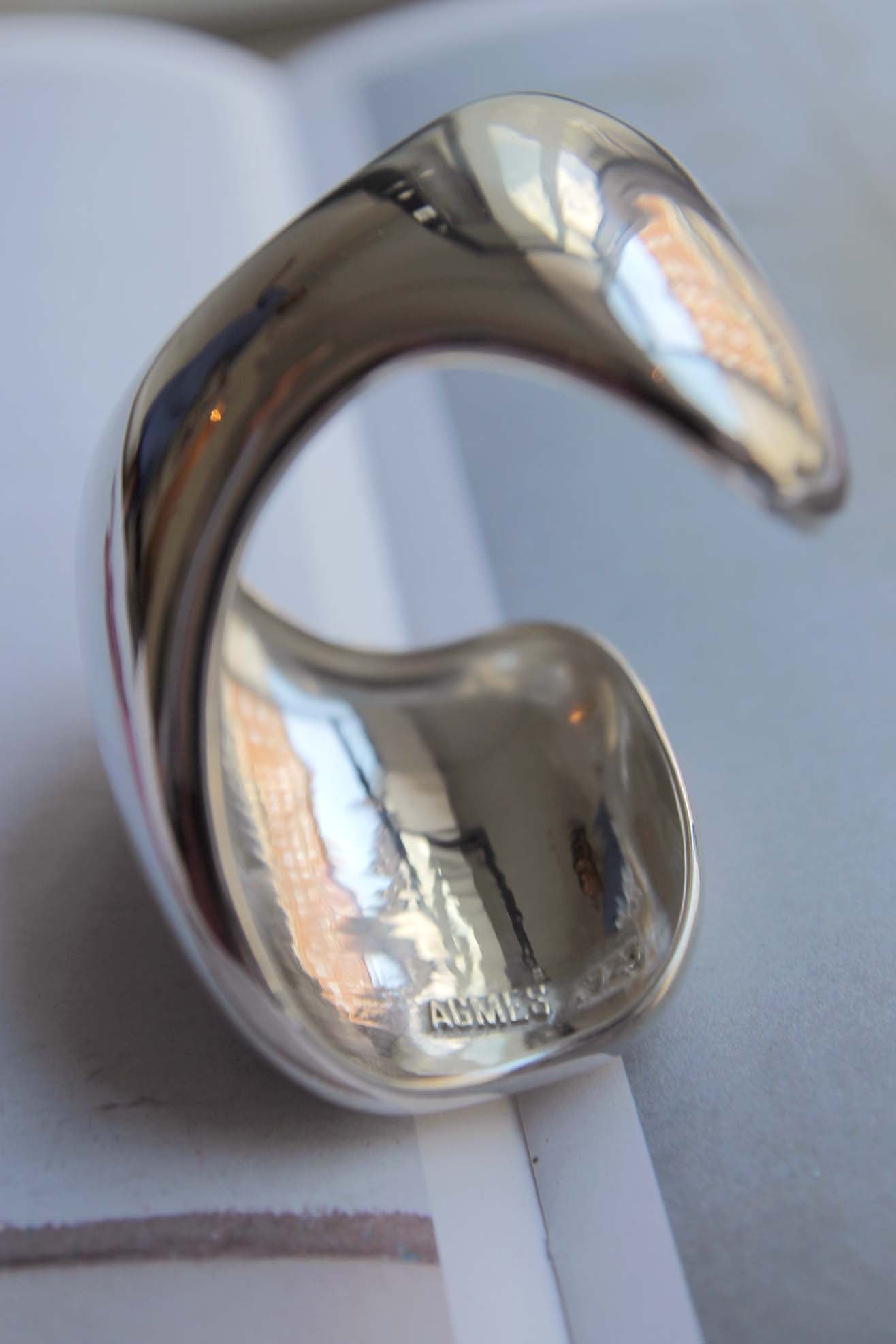 AGMES, Jean Cuff, Sterling Silver