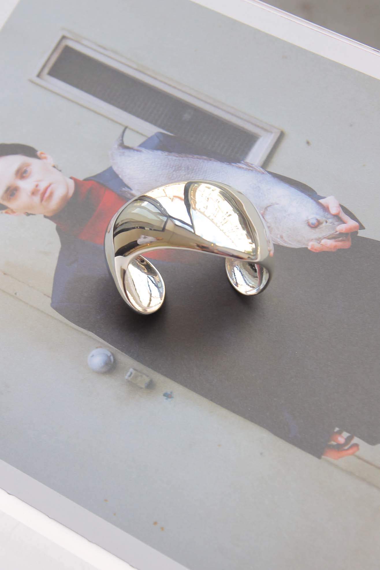 AGMES, Jean Cuff, Sterling Silver