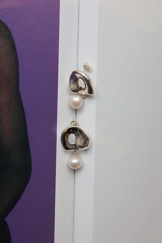 AGMES, Sandra Earrings, Sterling Silver