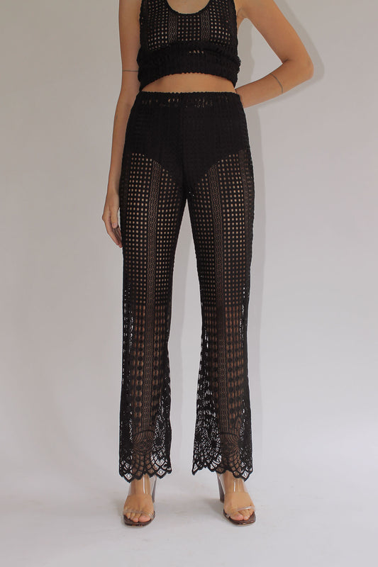 MR. LARKIN, Annie Pant, Gatsby Lace, Black
