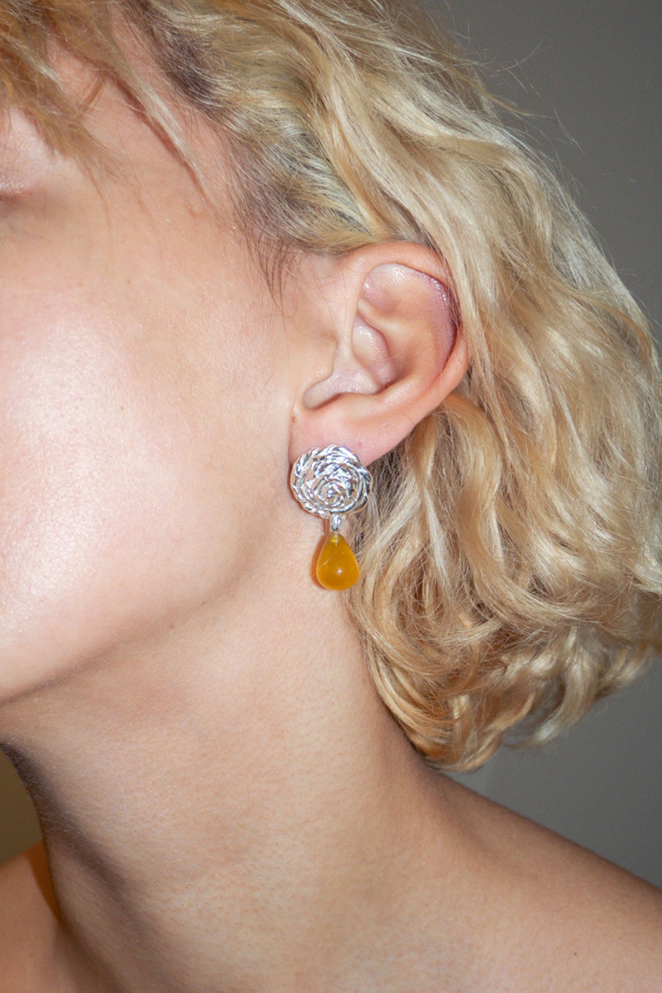 CORALI, Breton Sunflower Earrings