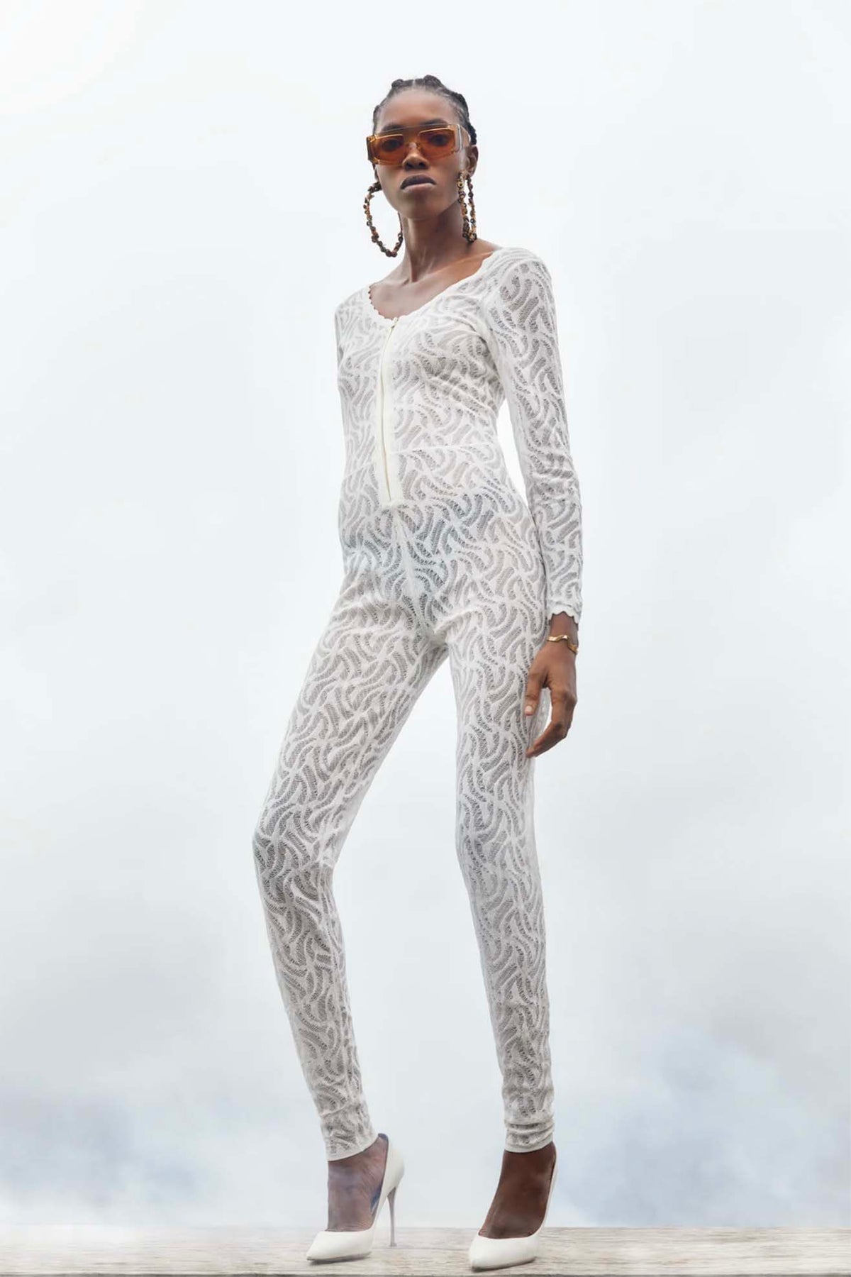 DIOTIMA, Knit Queen Suit, White