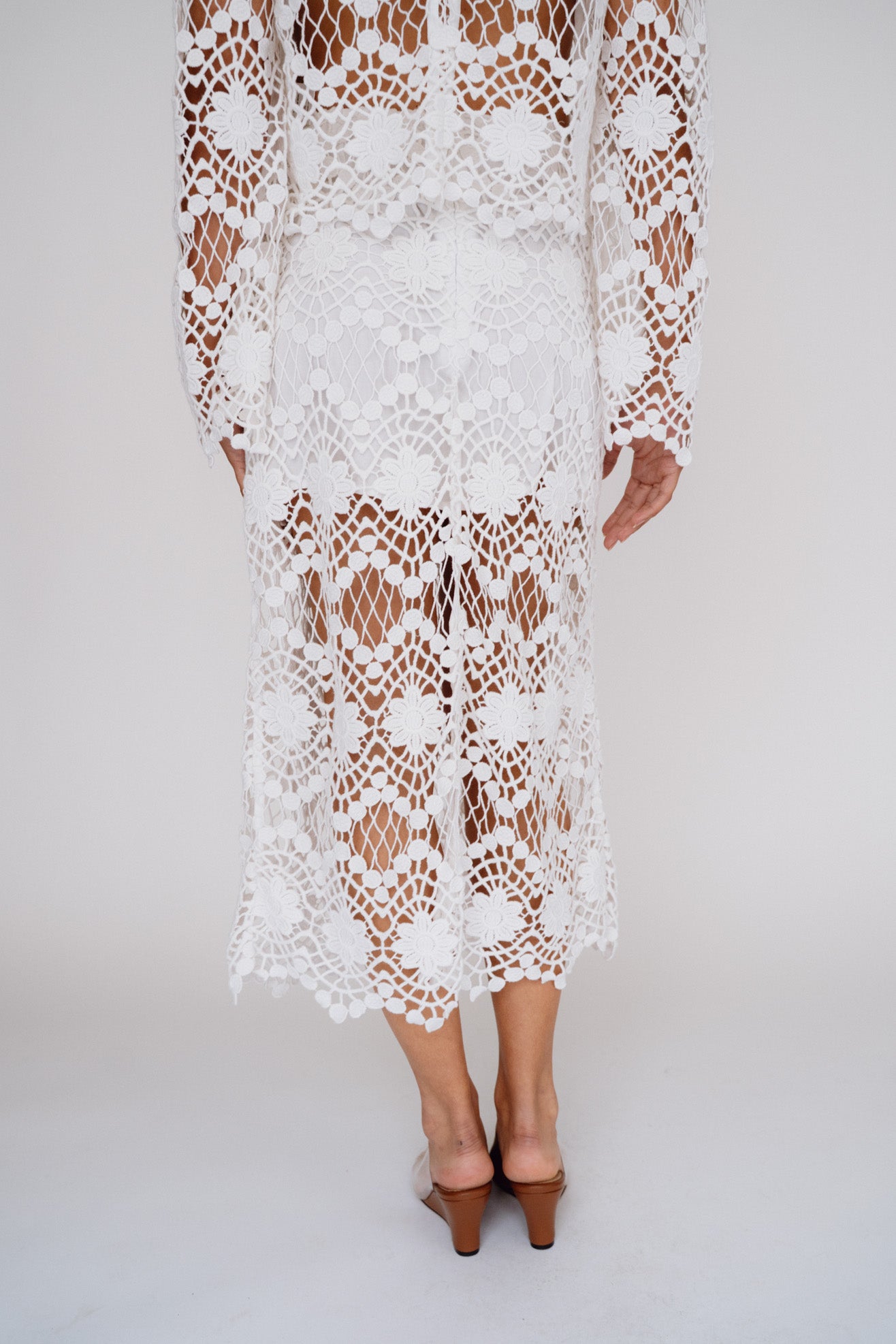 MR. LARKIN, Lou Lou Skirt, White