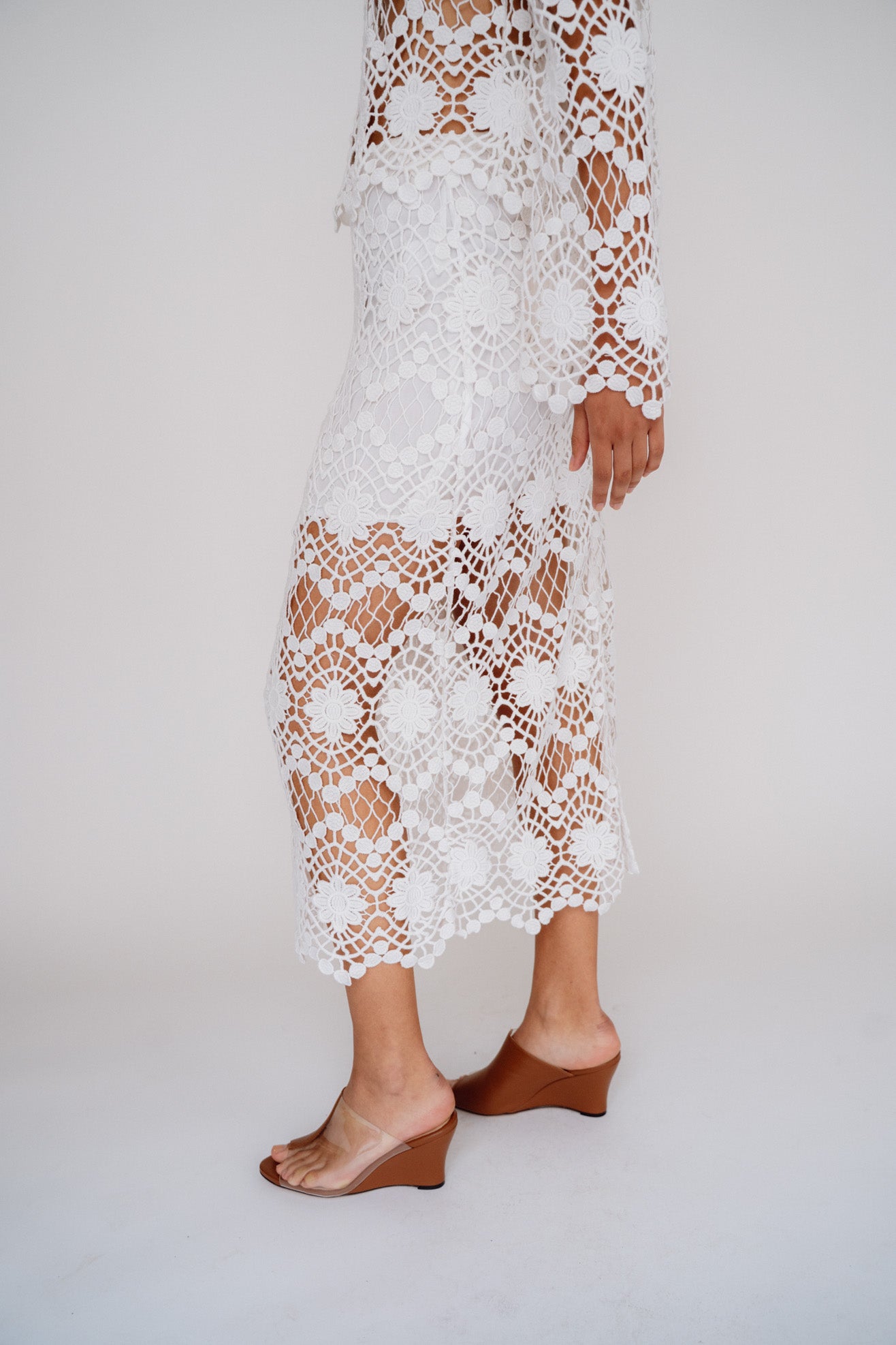 MR. LARKIN, Lou Lou Skirt, White