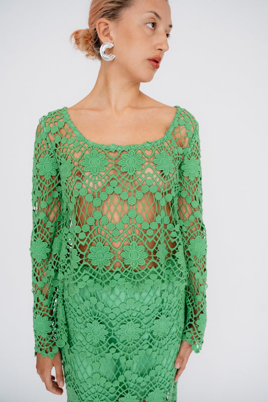 MR. LARKIN, Sienna Top, Green