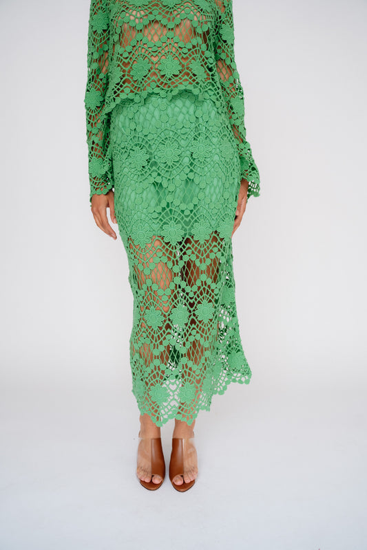 MR. LARKIN, Lou Lou Skirt, Green