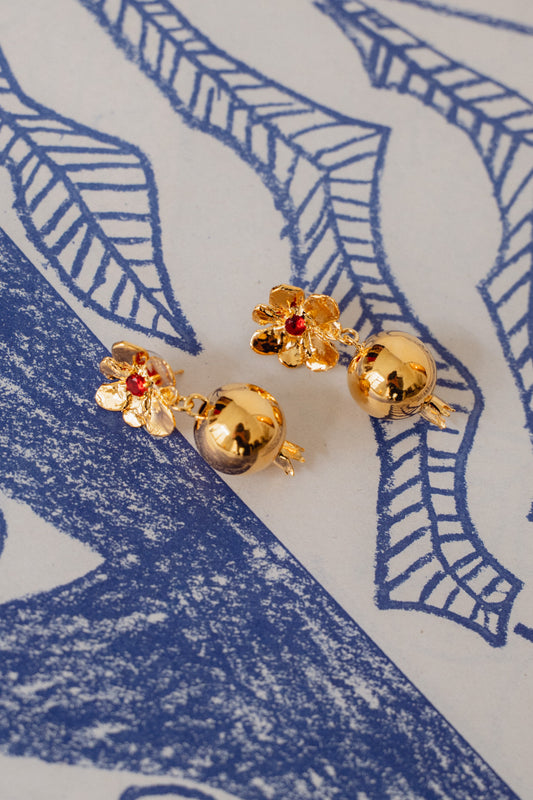 MONDO MONDO, Melograno Earrings
