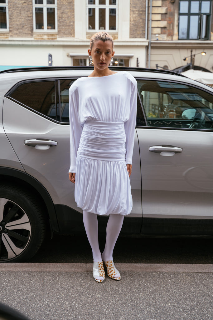 NICKLAS SKOVGAARD, Lori Dress, White