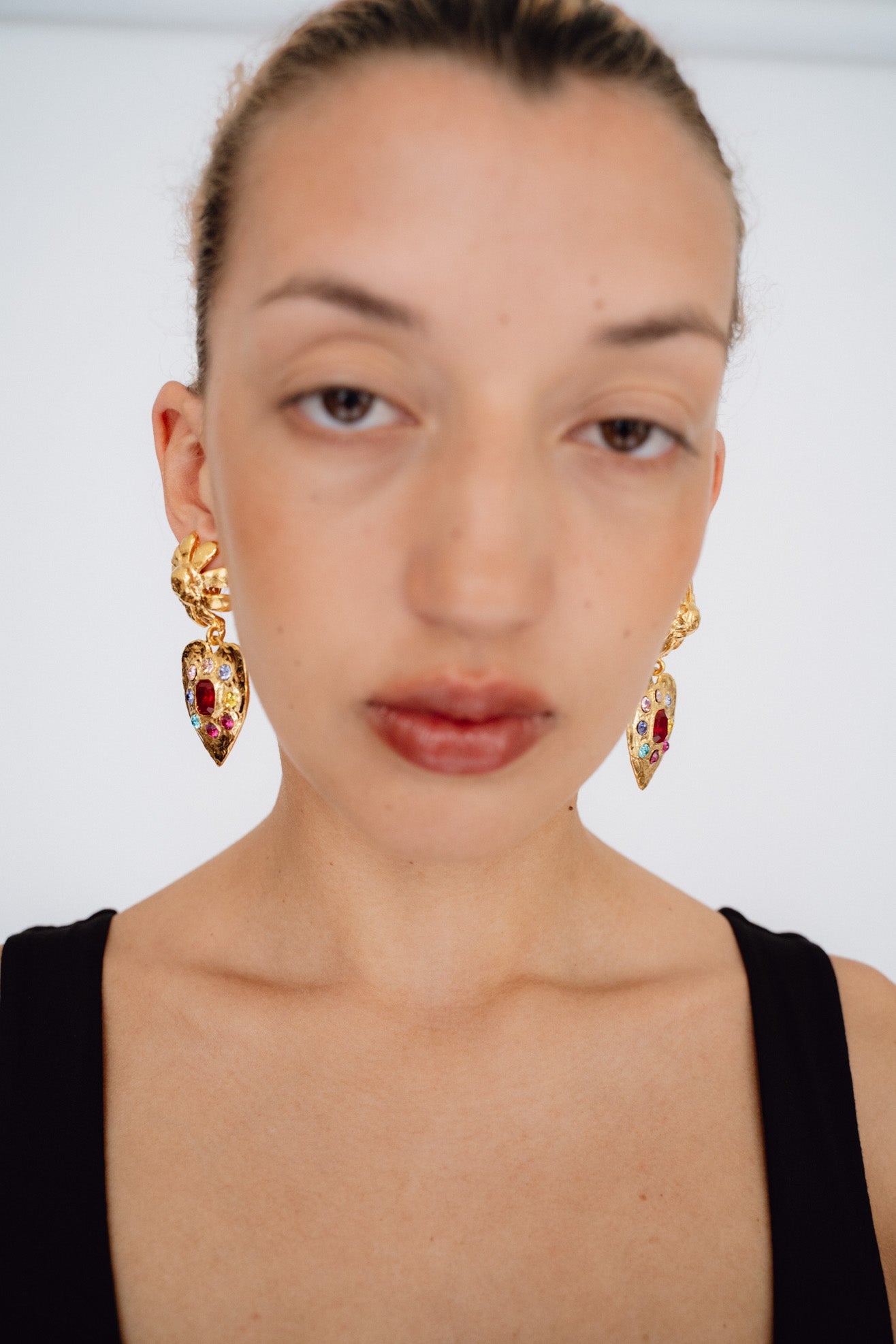 MONDO MONDO, Tropicana Earrings, Gold