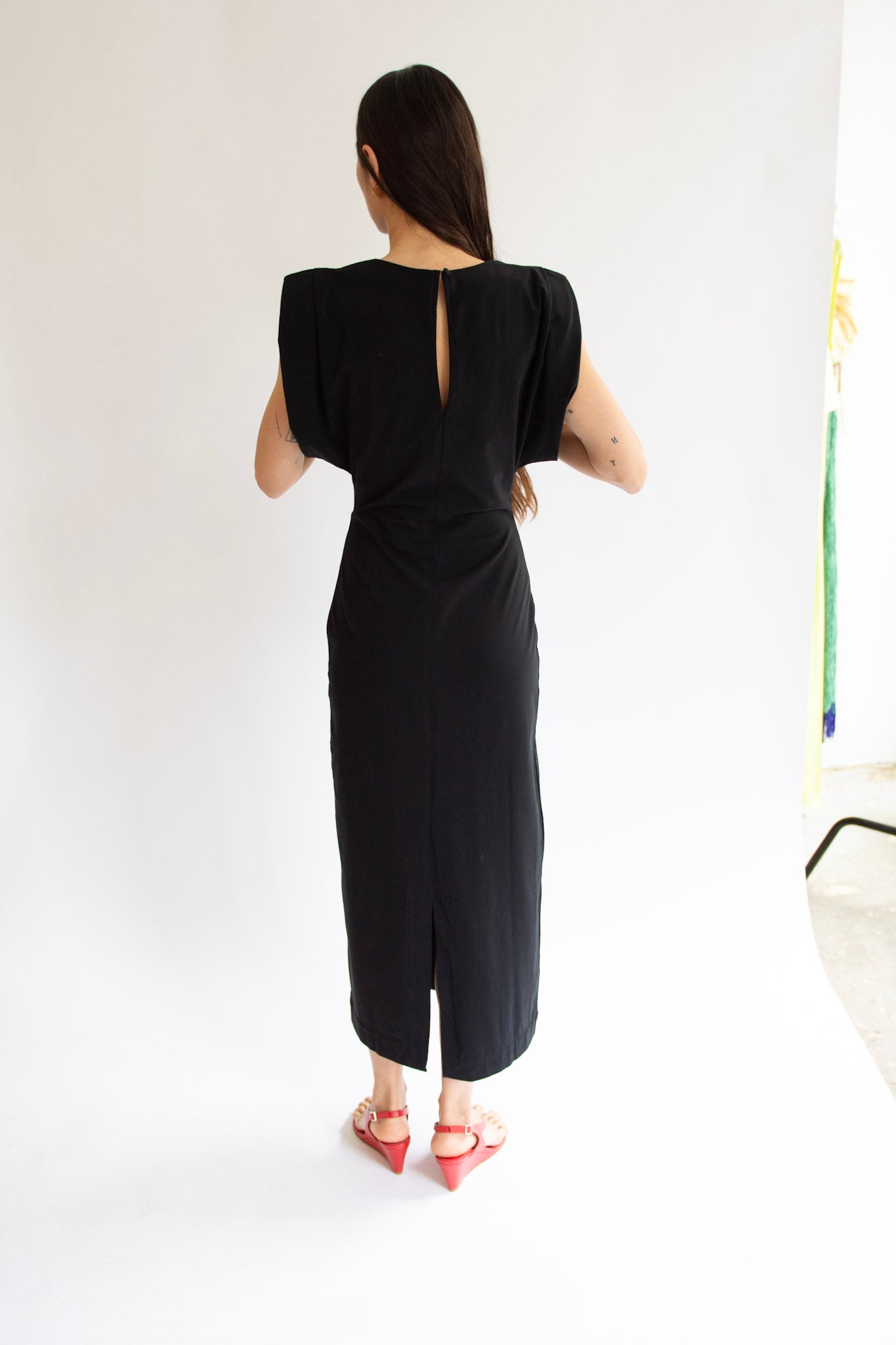 MR. LARKIN, Ghaida Dress, Black