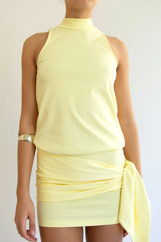 LAMIA LAGHA, Mina Dress, Butter