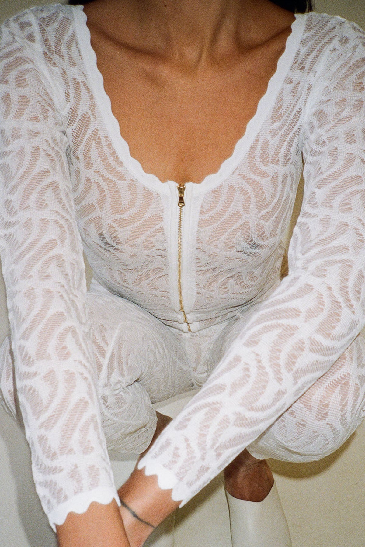 DIOTIMA, Knit Queen Suit, White