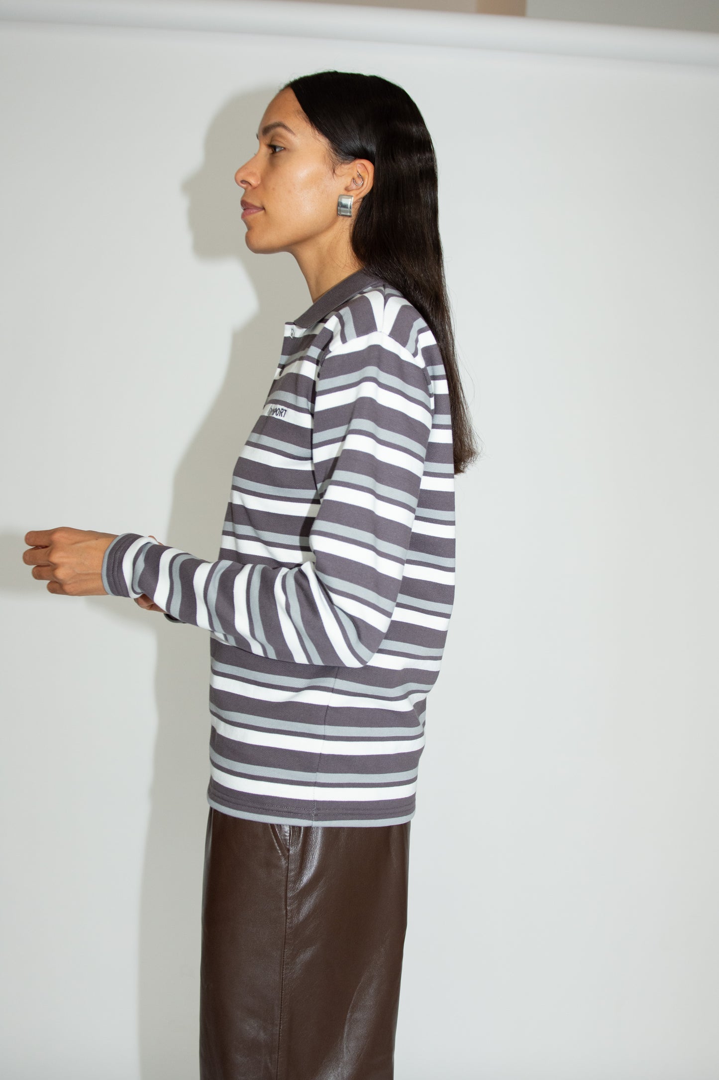 OPÉRASPORT, Roland Unisex Polo, Grey Stripes