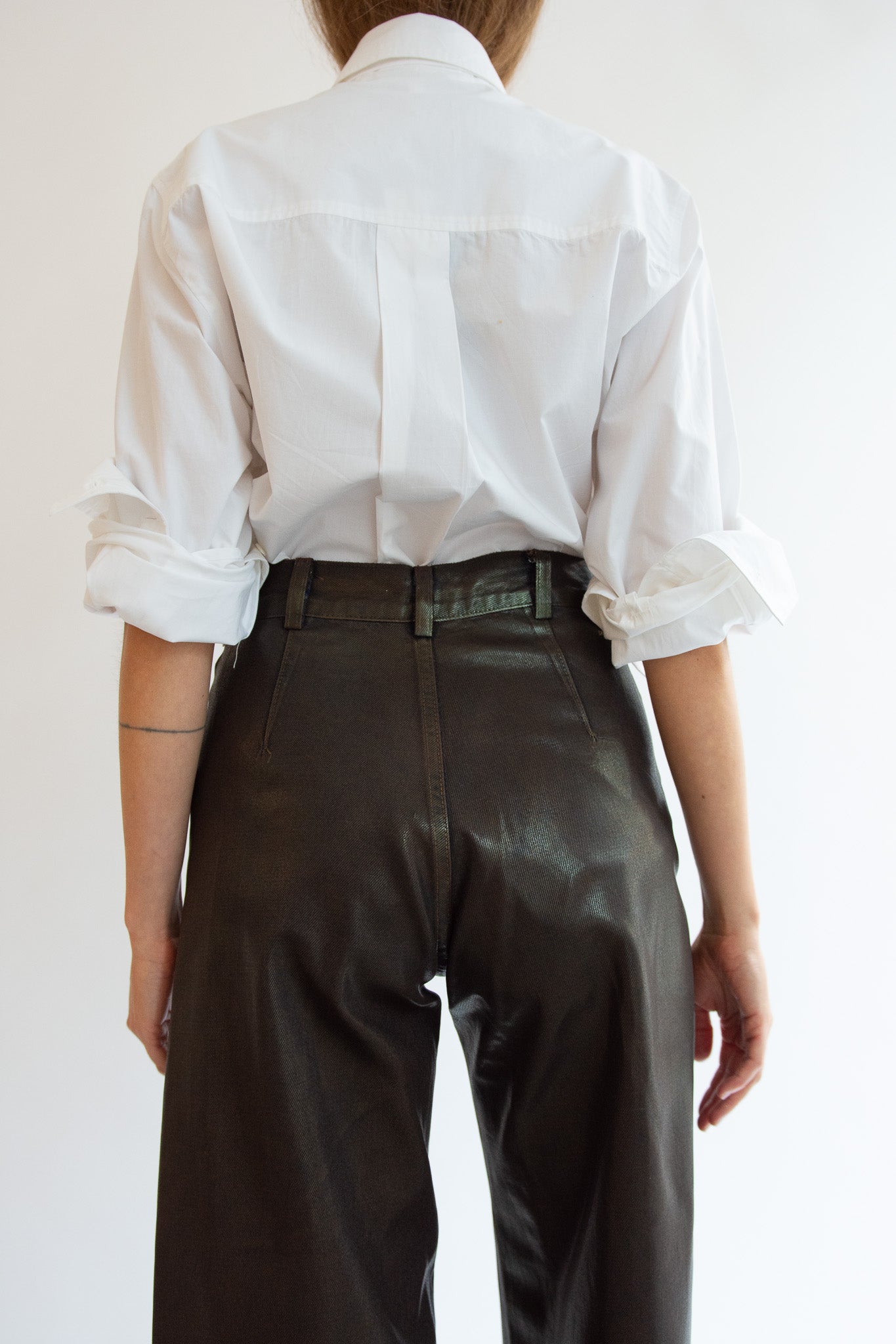 JESSE KAMM, Sailor Pants, Rich Brown Lacquer