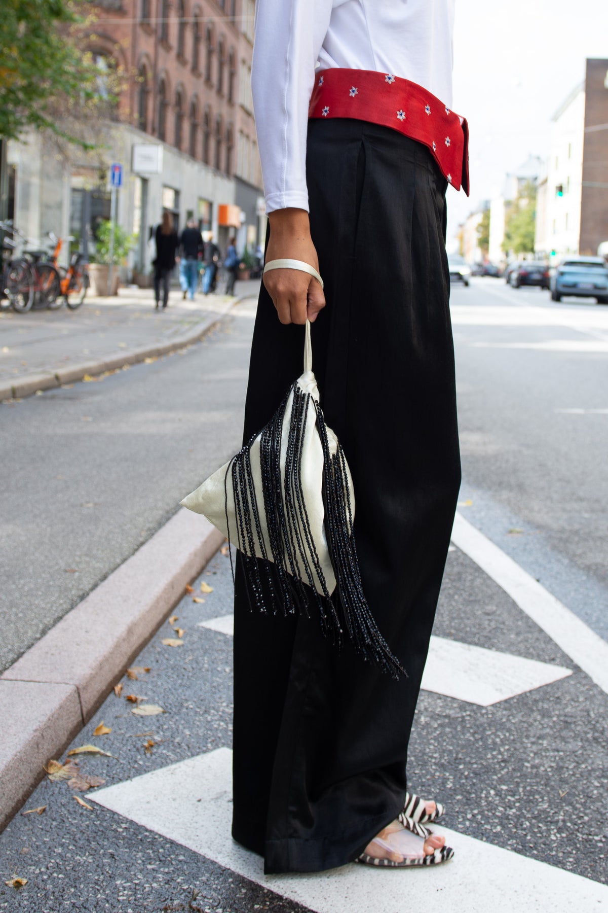TIGRA TIGRA, Beaded Fringe Wristlet