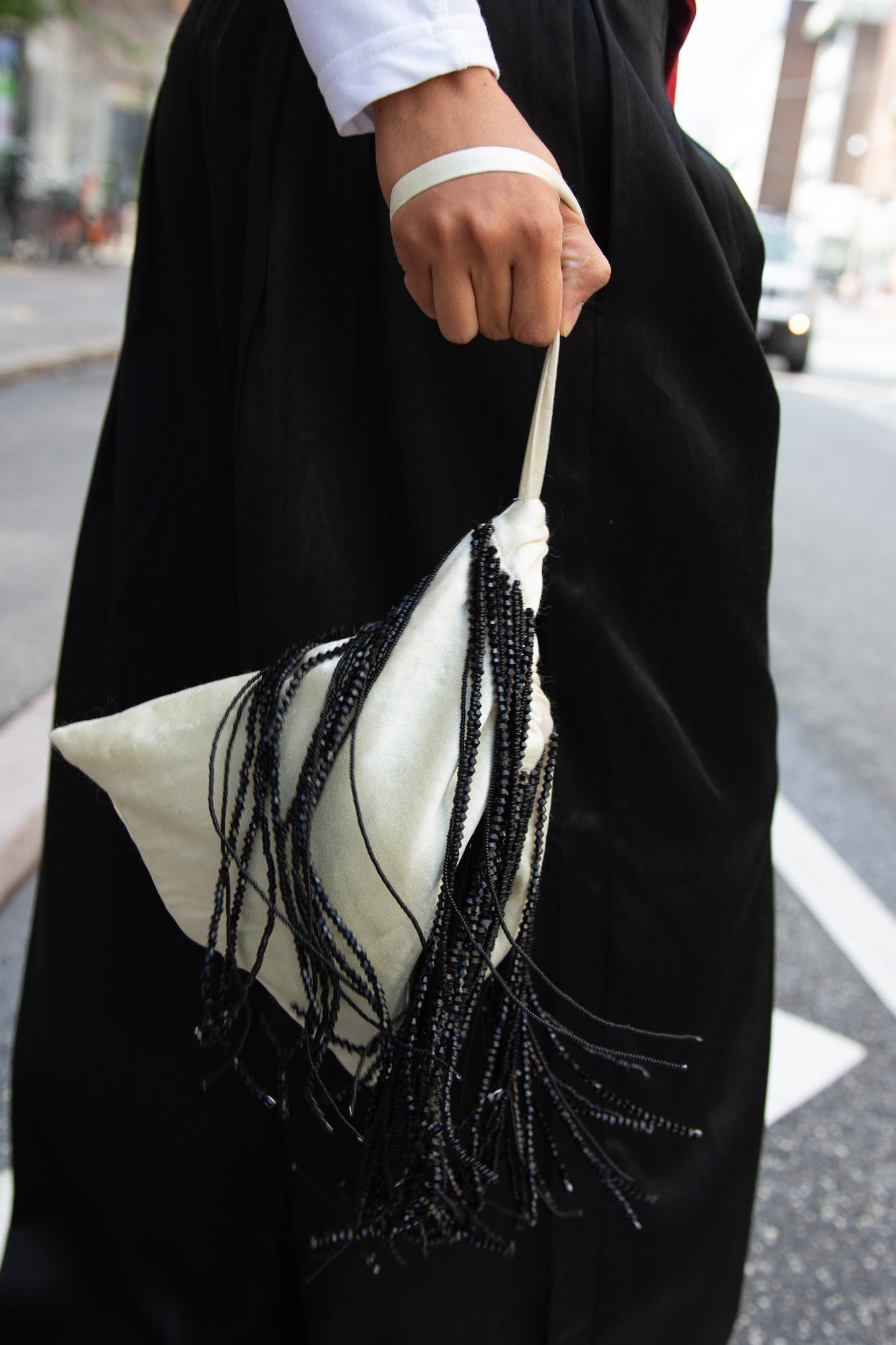 TIGRA TIGRA, Beaded Fringe Wristlet