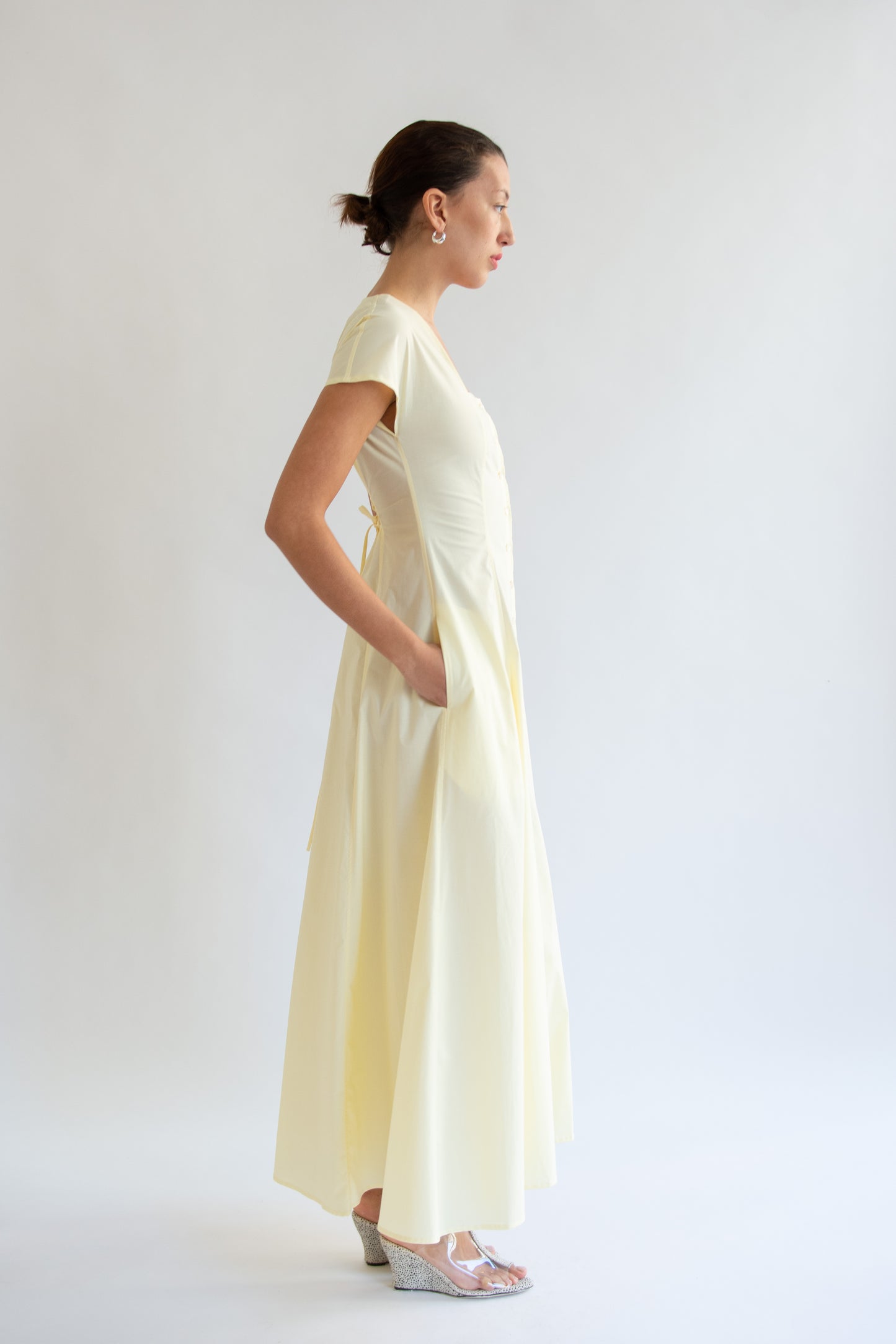 MR. LARKIN, Madison Dress, Pear Sorbet