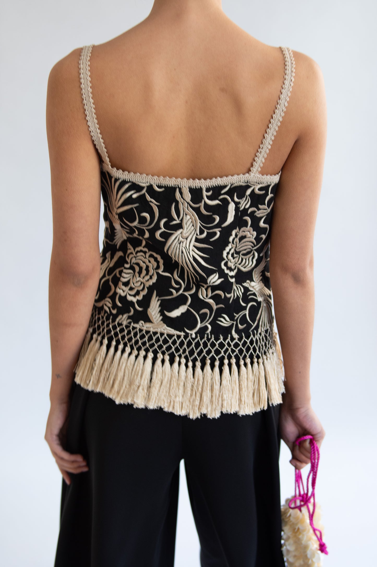 Flor Studio, Margeaux Top, Paradise Black