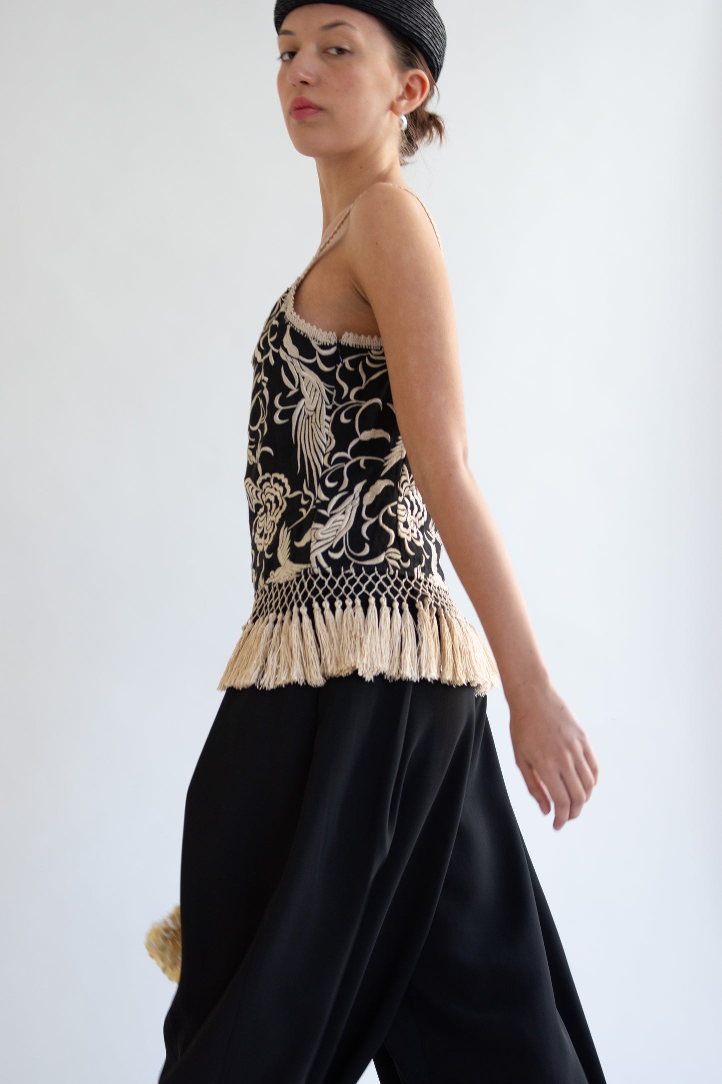 Flor Studio, Margeaux Top, Paradise Black