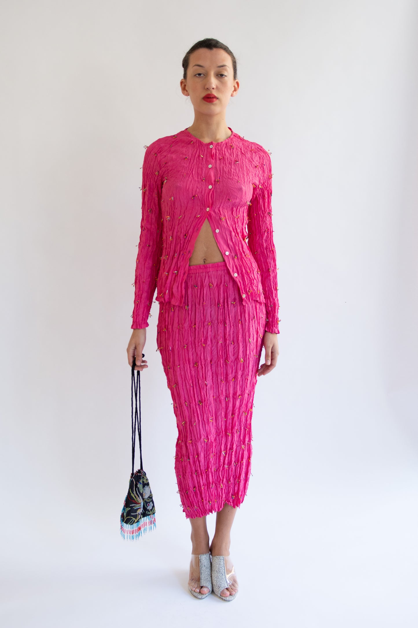Flor Studio, Nina Skirt, Fuchsia