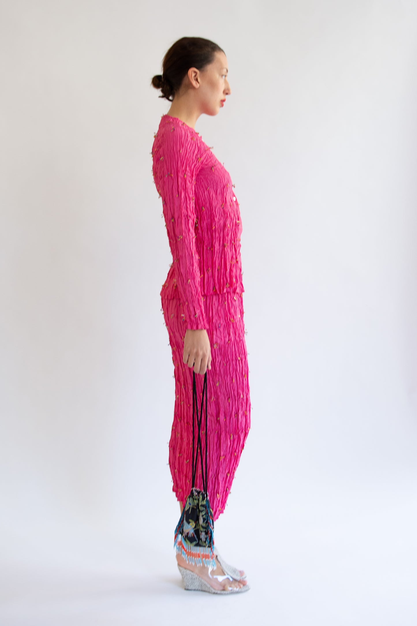 Flor Studio, Tubi Top, Fuchsia