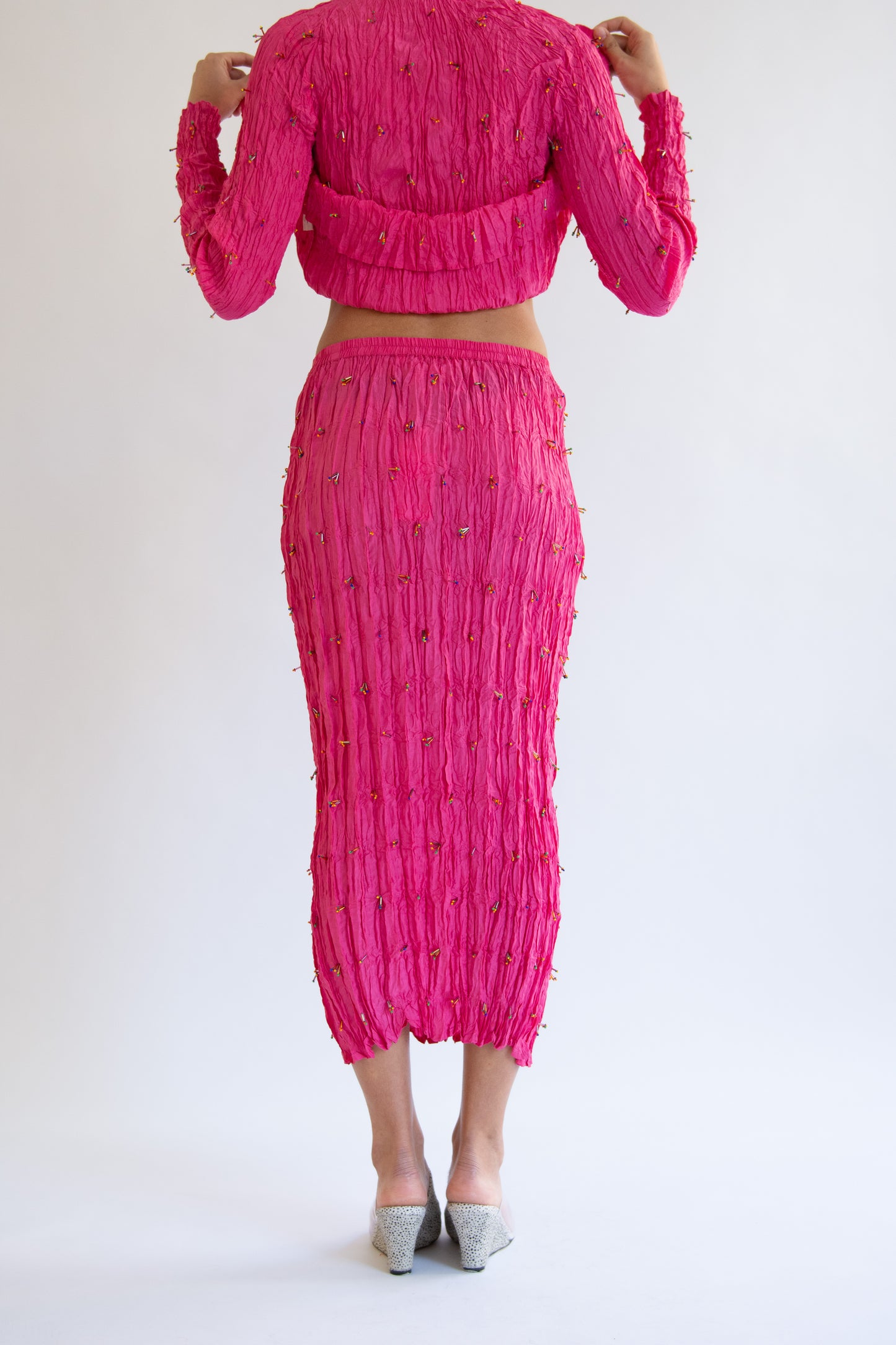 Flor Studio, Nina Skirt, Fuchsia
