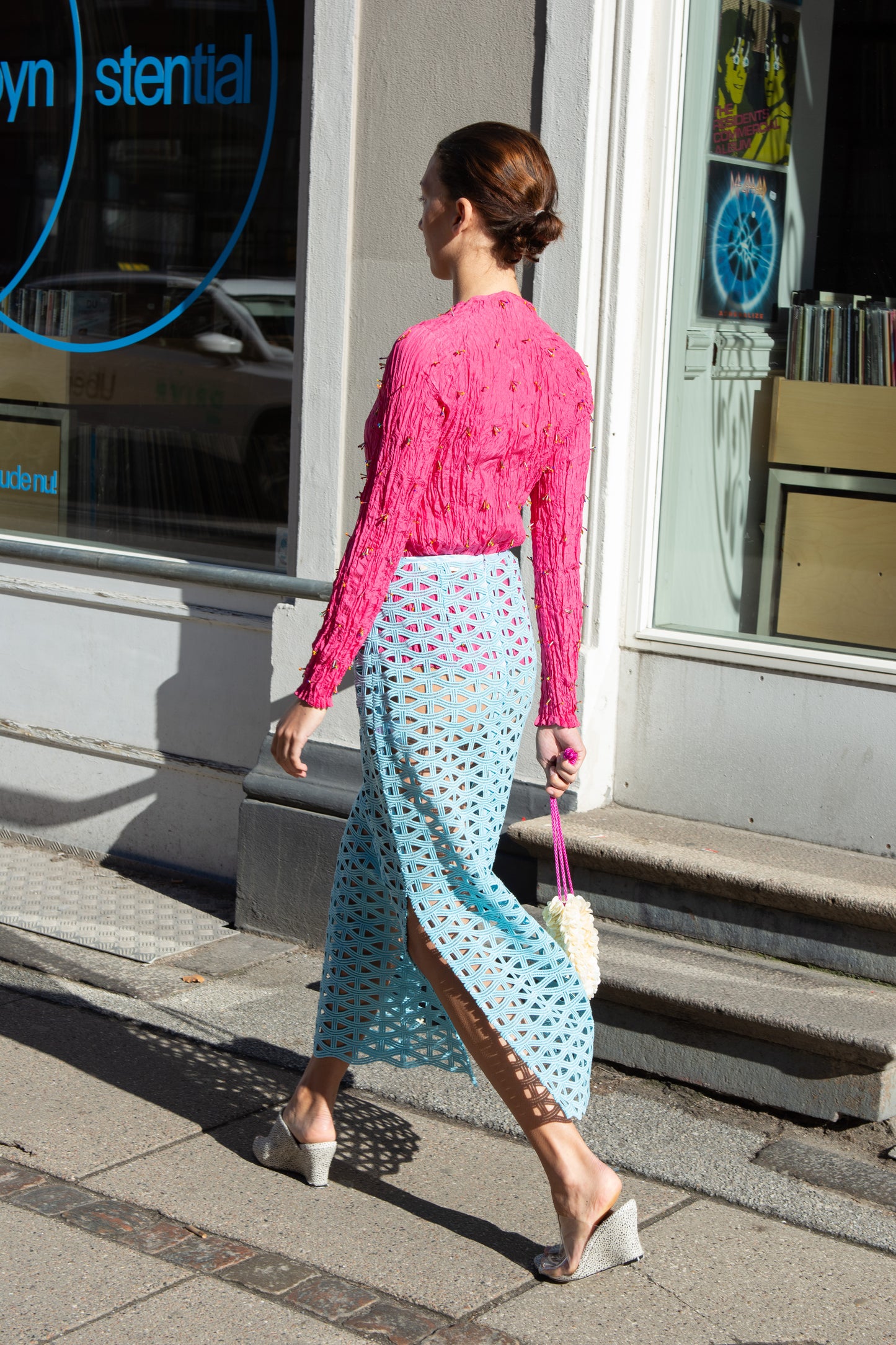 MR. LARKIN, Lou Lou Skirt, Heavy Lace, Sea