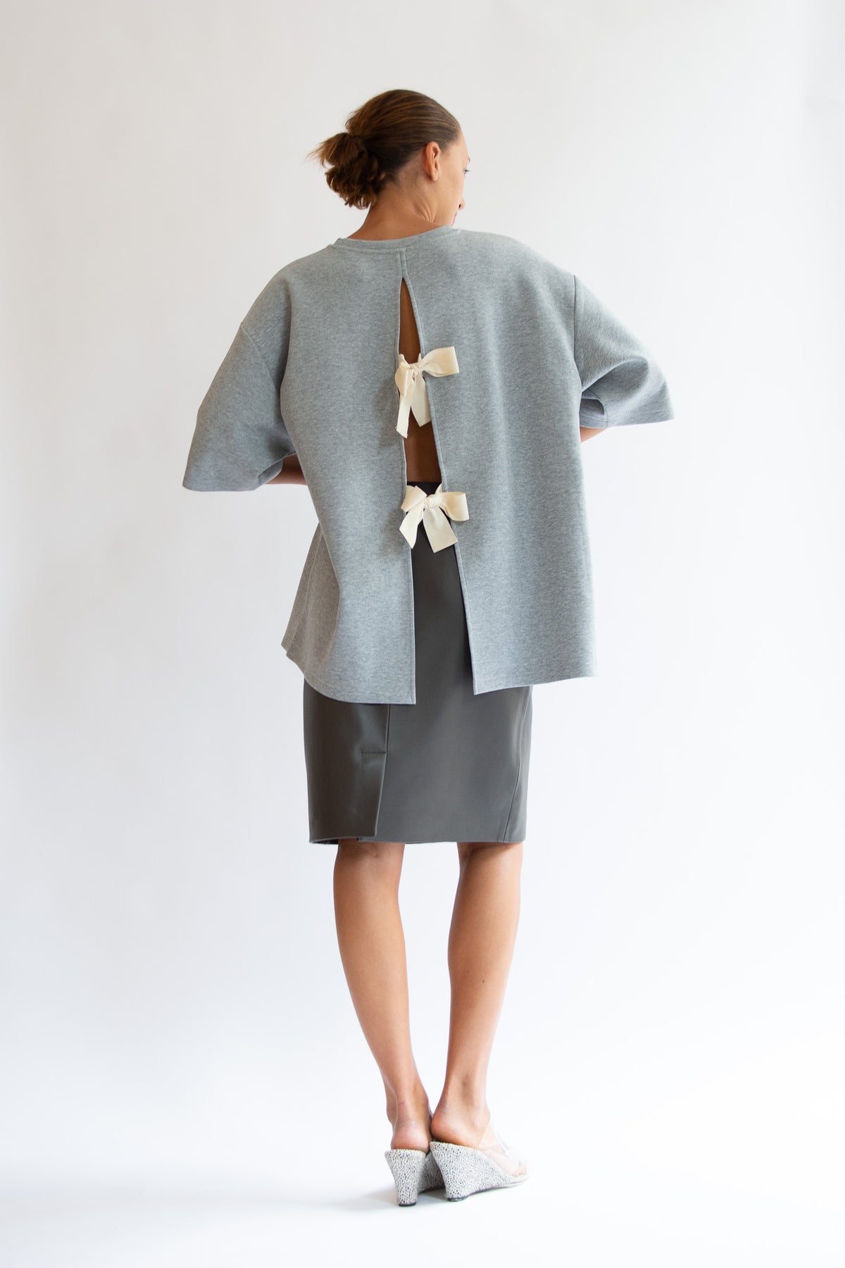THE GARMENT, TG Bow Tee, Grey