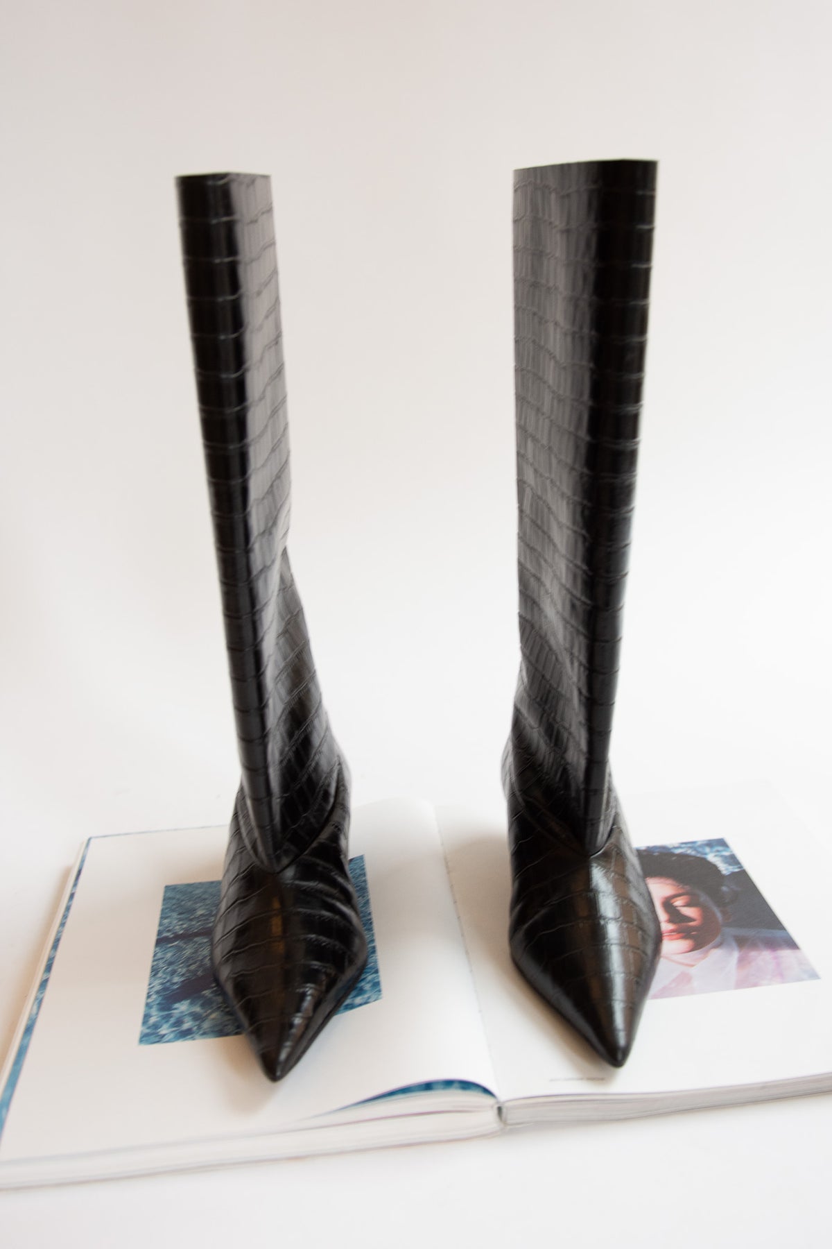 THE GARMENT, Croco Boots, Black