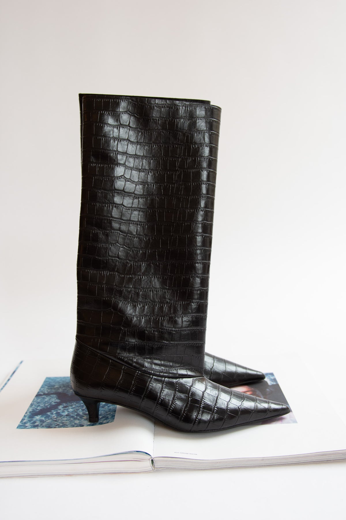 THE GARMENT, Croco Boots, Black