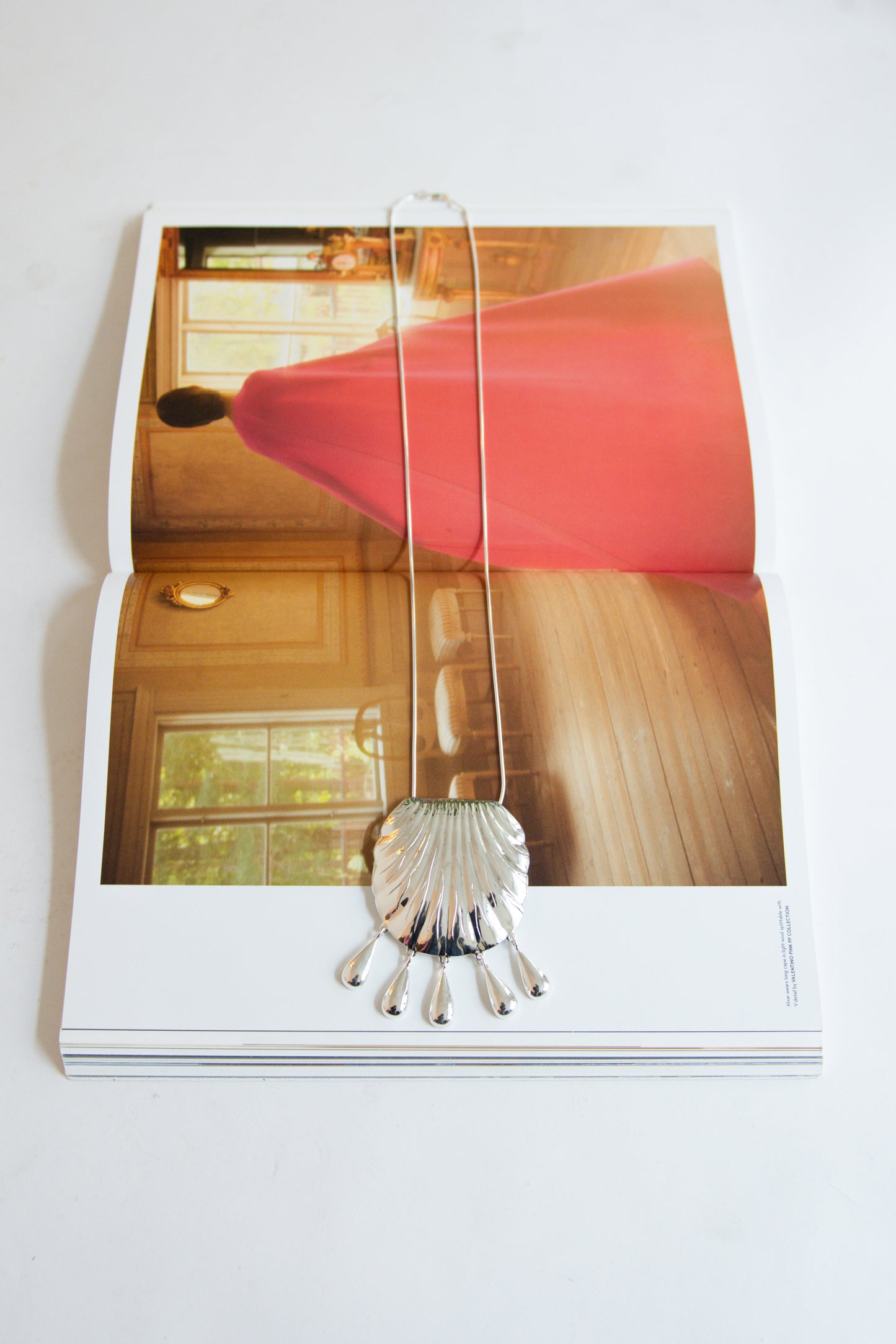 JUJU VERA, Petra Shell Pendant, Silver